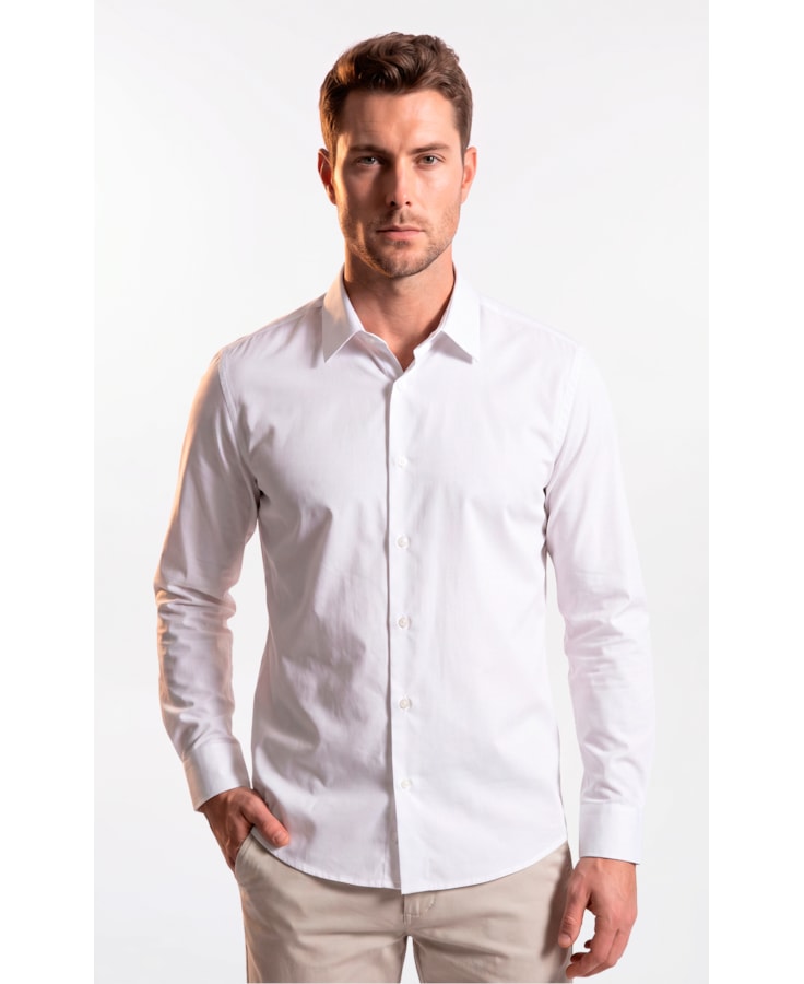 Camisa Maquineta M420 New Class Irish Ml Branco