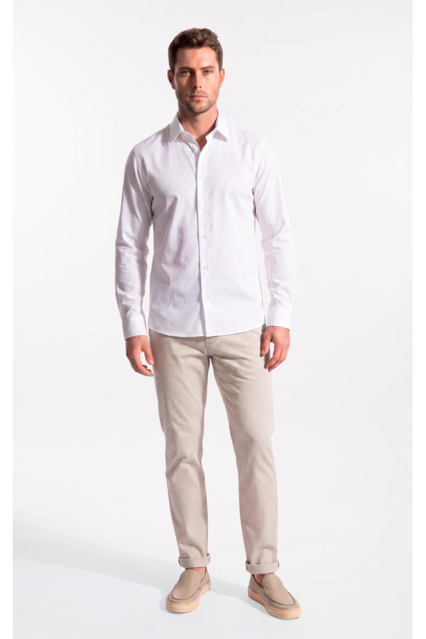 Camisa Maquineta M420 New Class Irish Ml Branco