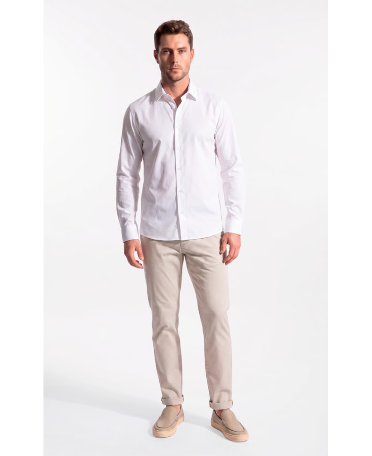 Camisa Maquineta M420 New Class Irish Ml Branco