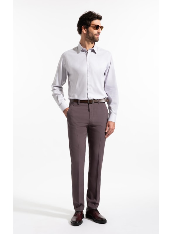 Camisa Maquineta M420 New Class Irish Ml Cinza Claro