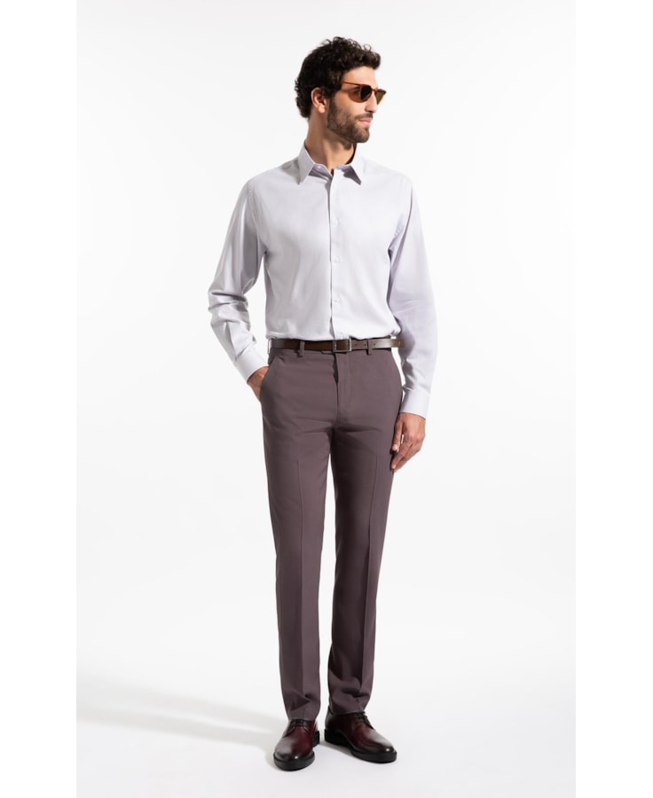 Camisa Maquineta M420 New Class Irish Ml Cinza Claro