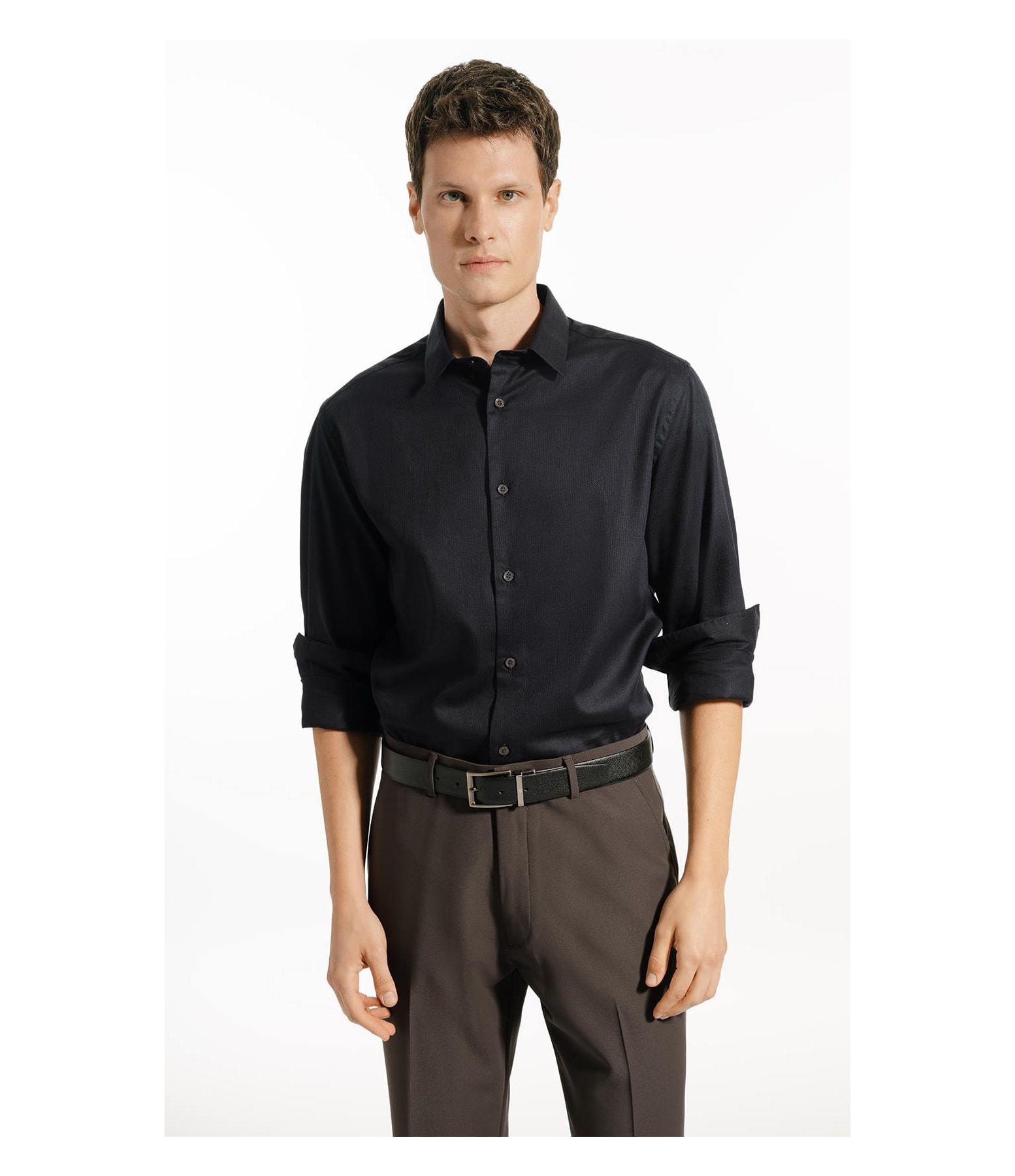 Camisa Maquineta M446  New Class Shangai Ml Dark Navy