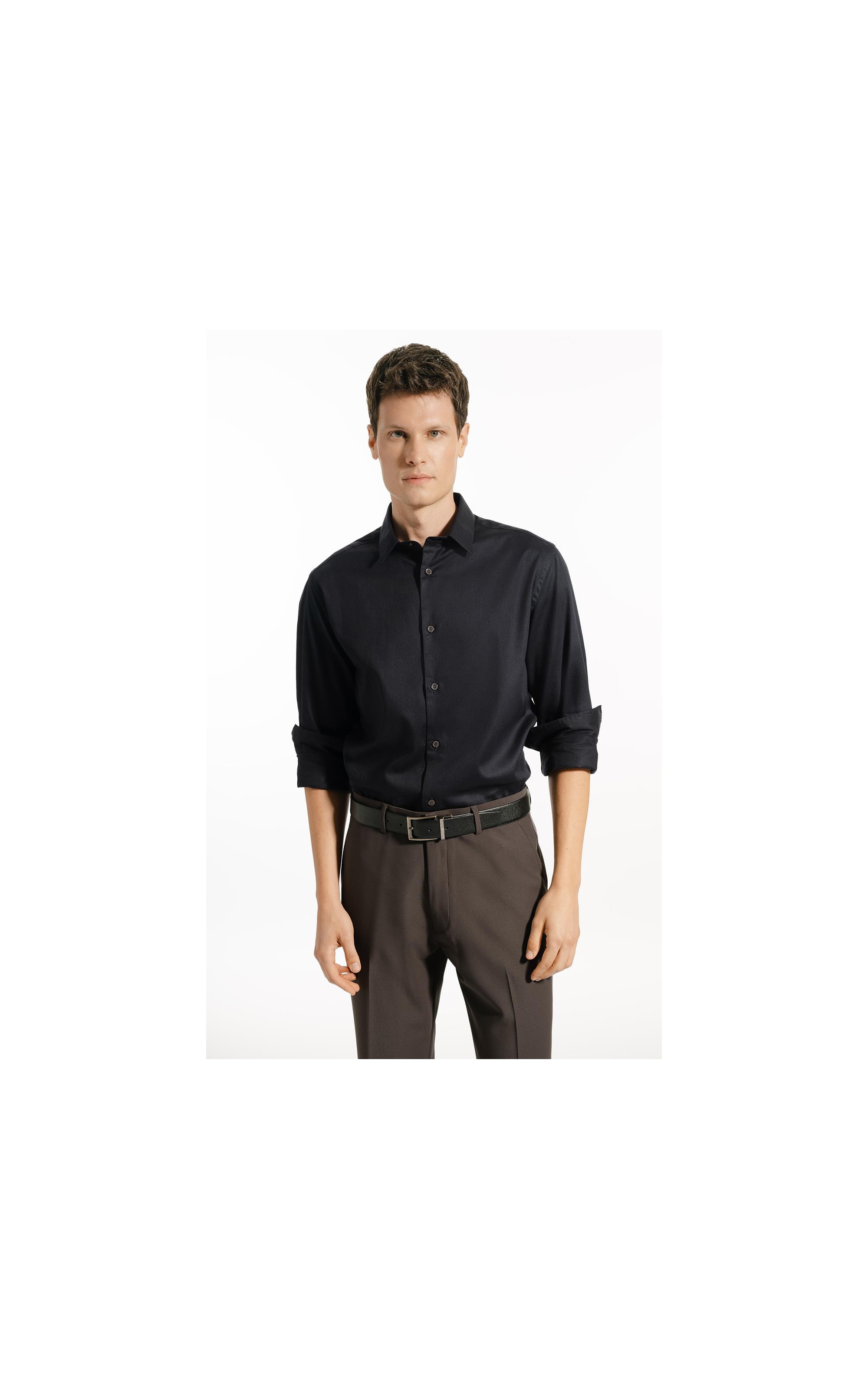Camisa Maquineta M446  New Class Shangai Ml Dark Navy