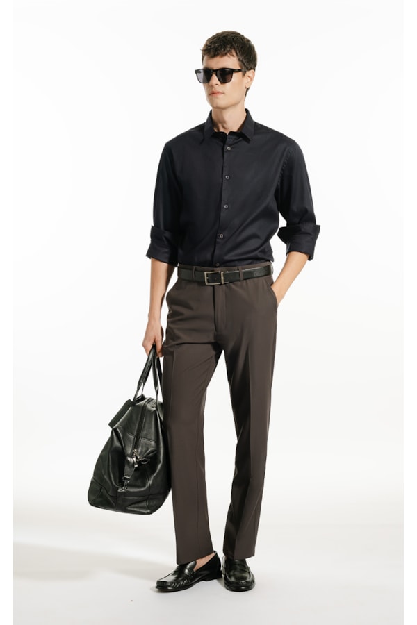 Camisa Maquineta M446  New Class Shangai Ml Dark Navy