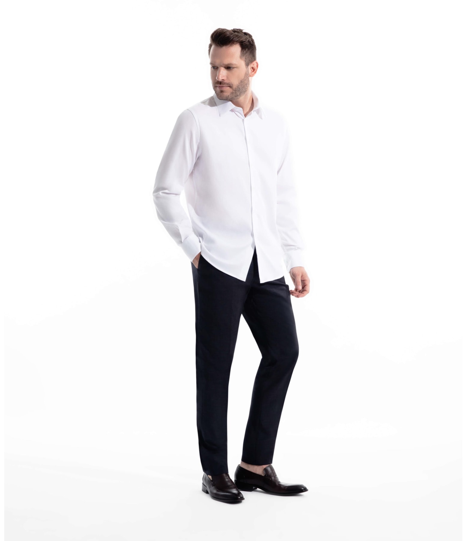 Camisa Maquineta Micro New Class Branco
