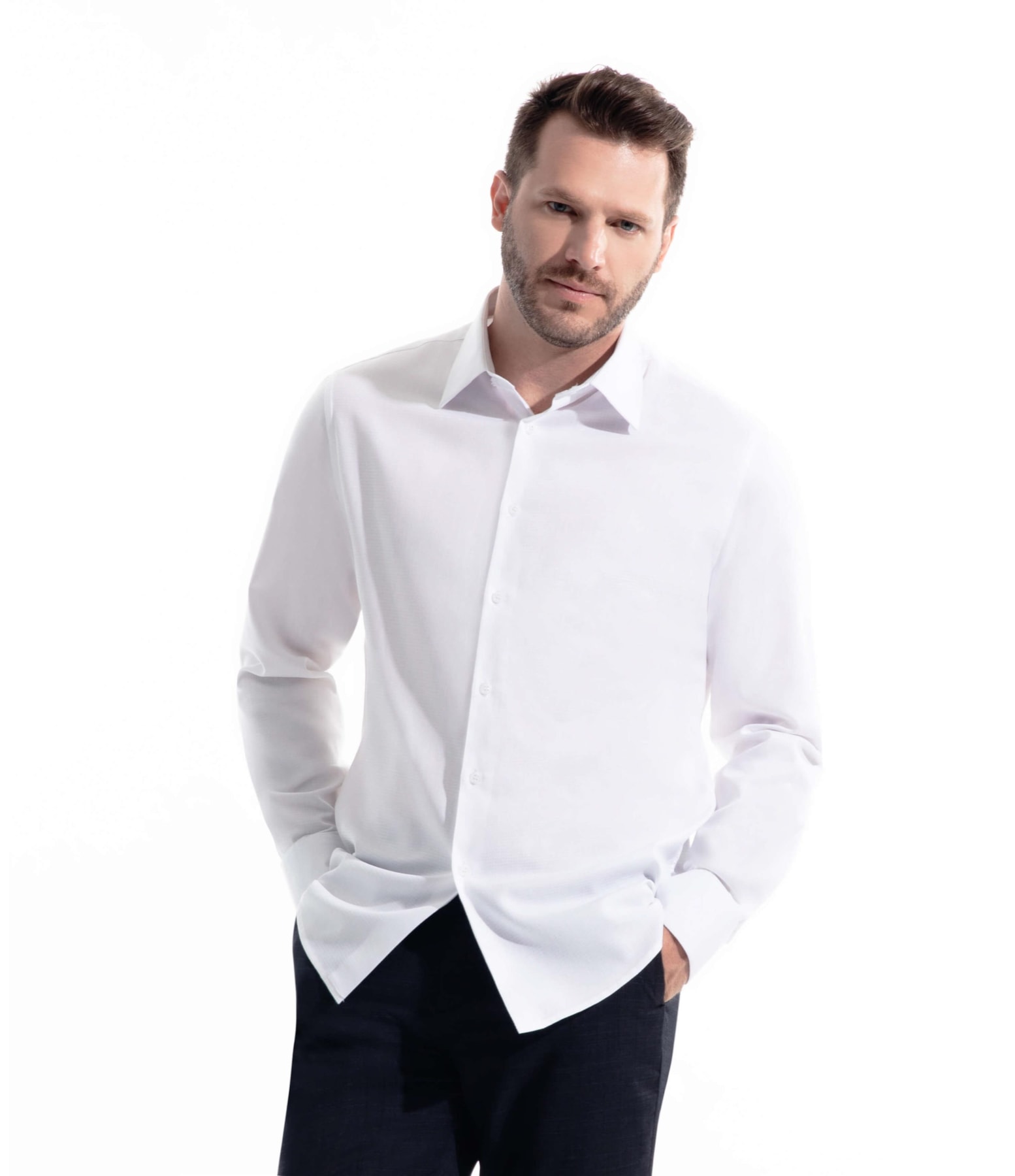Camisa Maquineta Micro New Class Branco