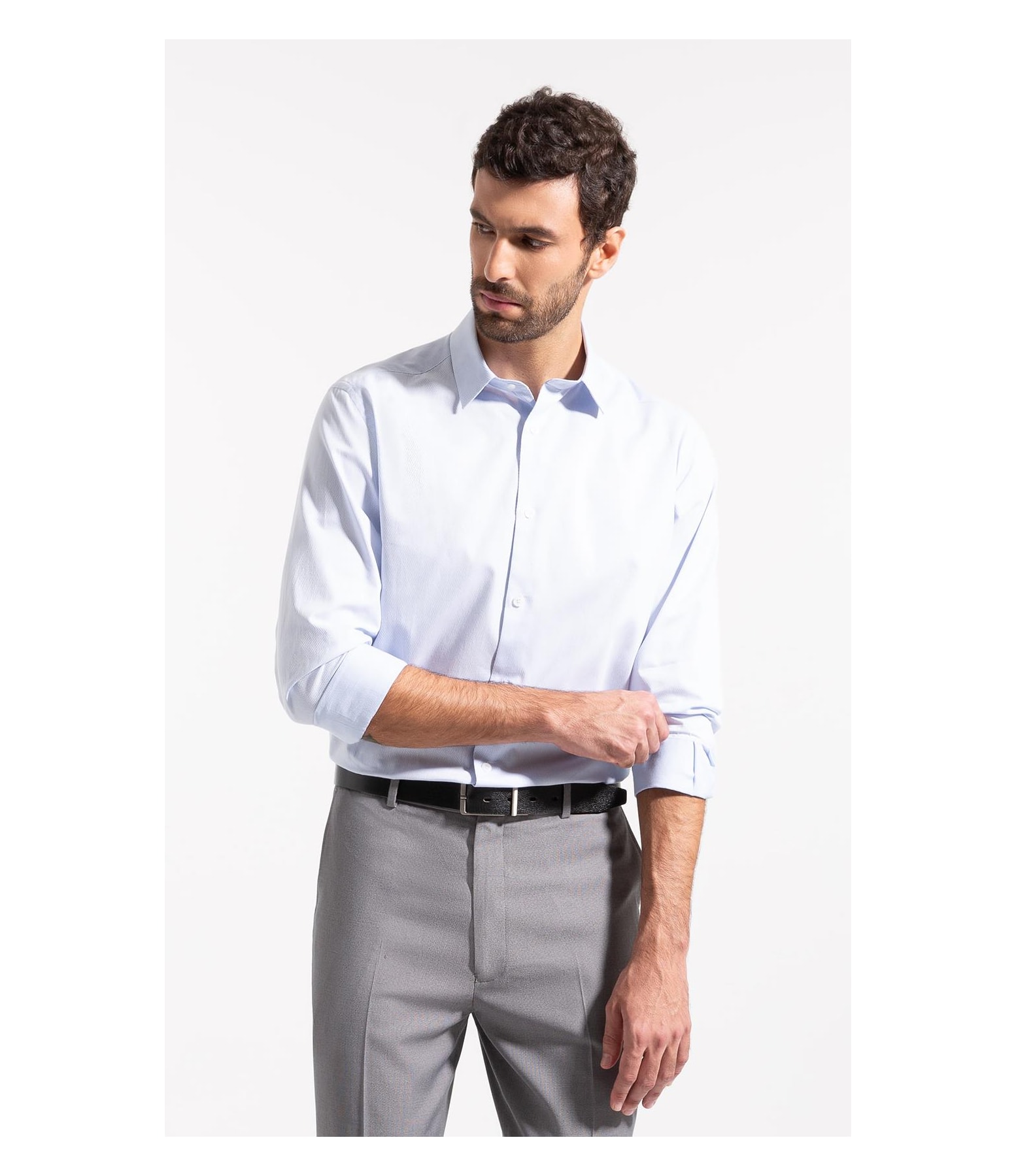 Camisa Maquineta New Class Shangai Azul Claro