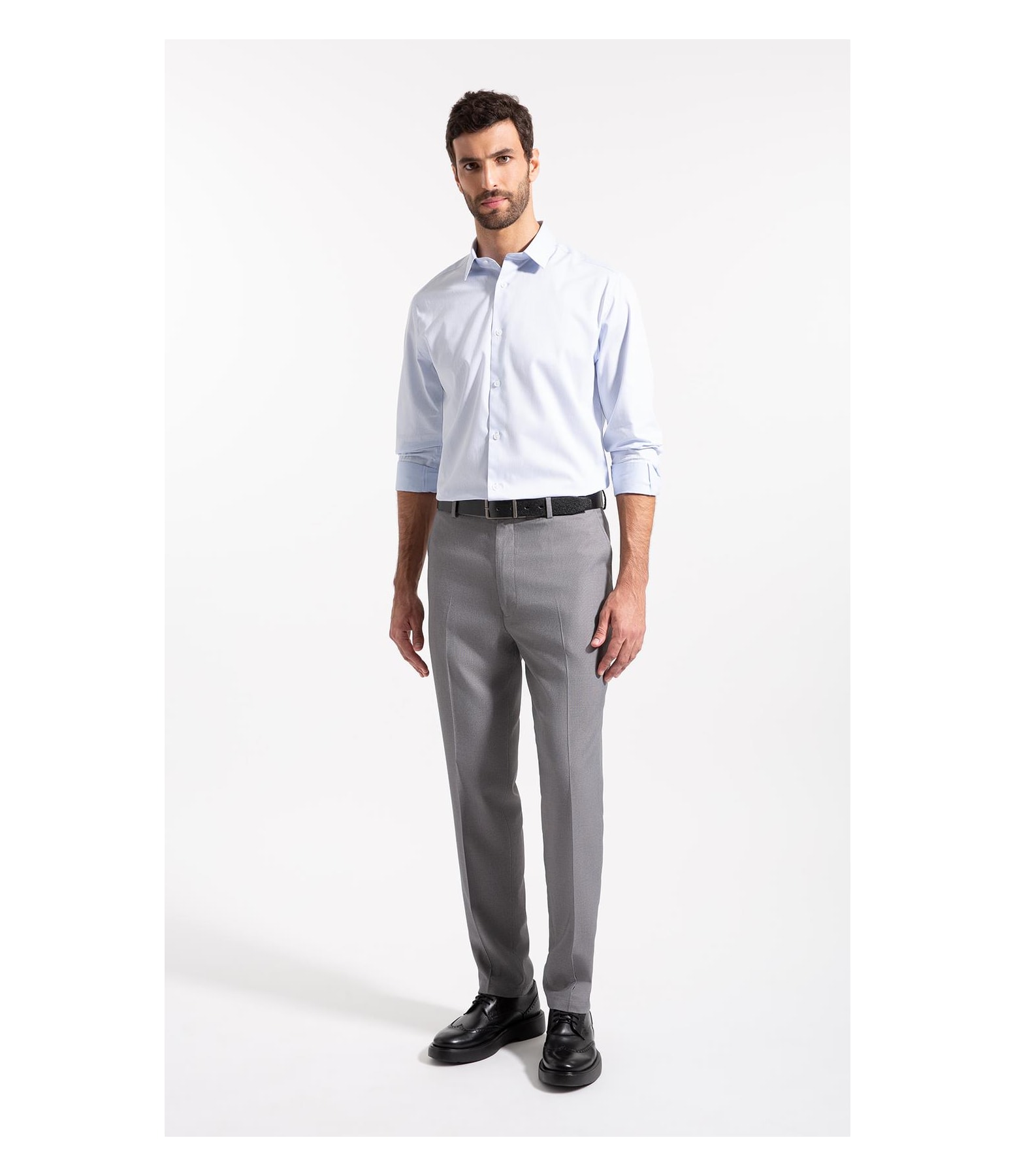 Camisa Maquineta New Class Shangai Azul Claro