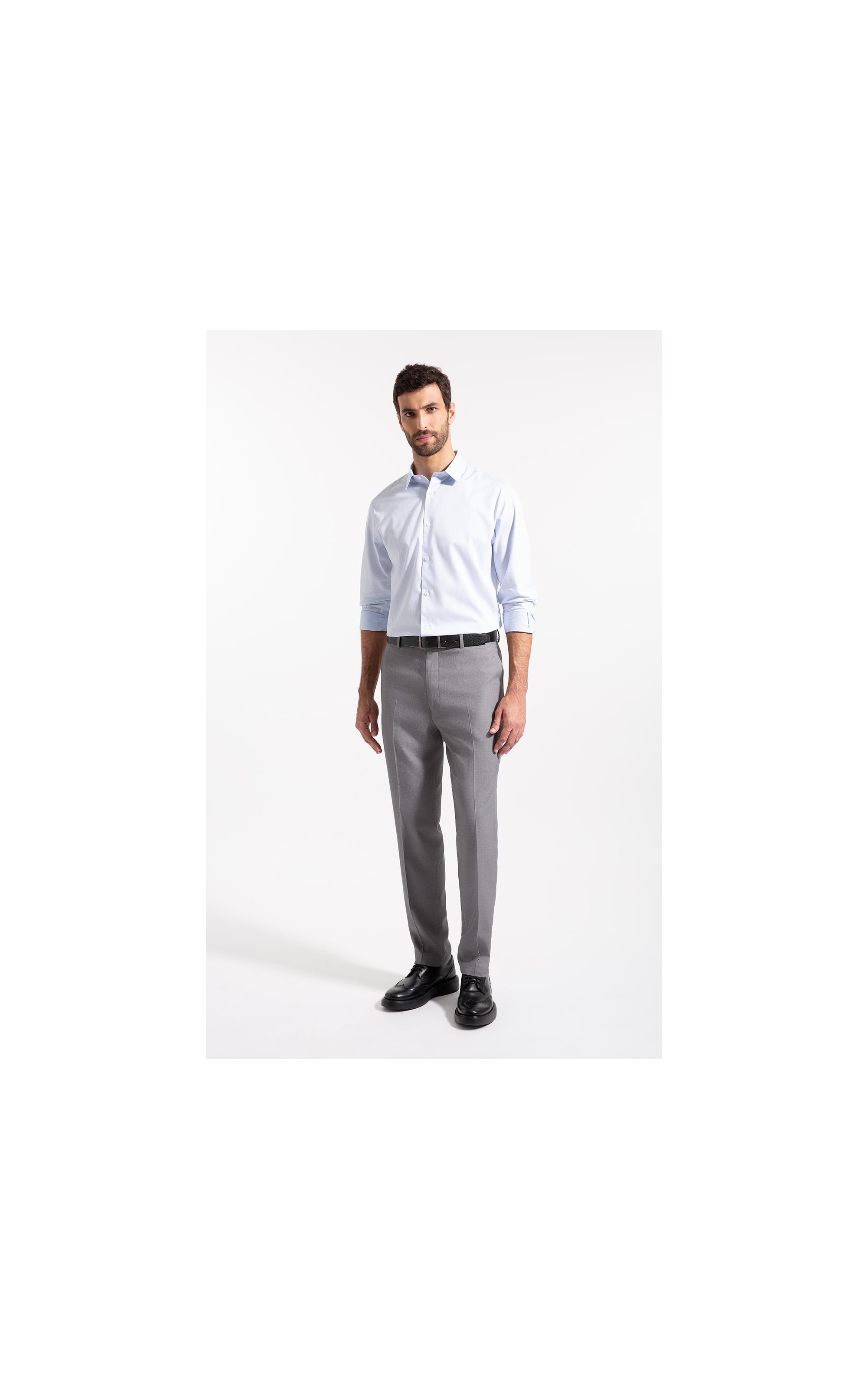 Camisa Maquineta New Class Shangai Azul Claro