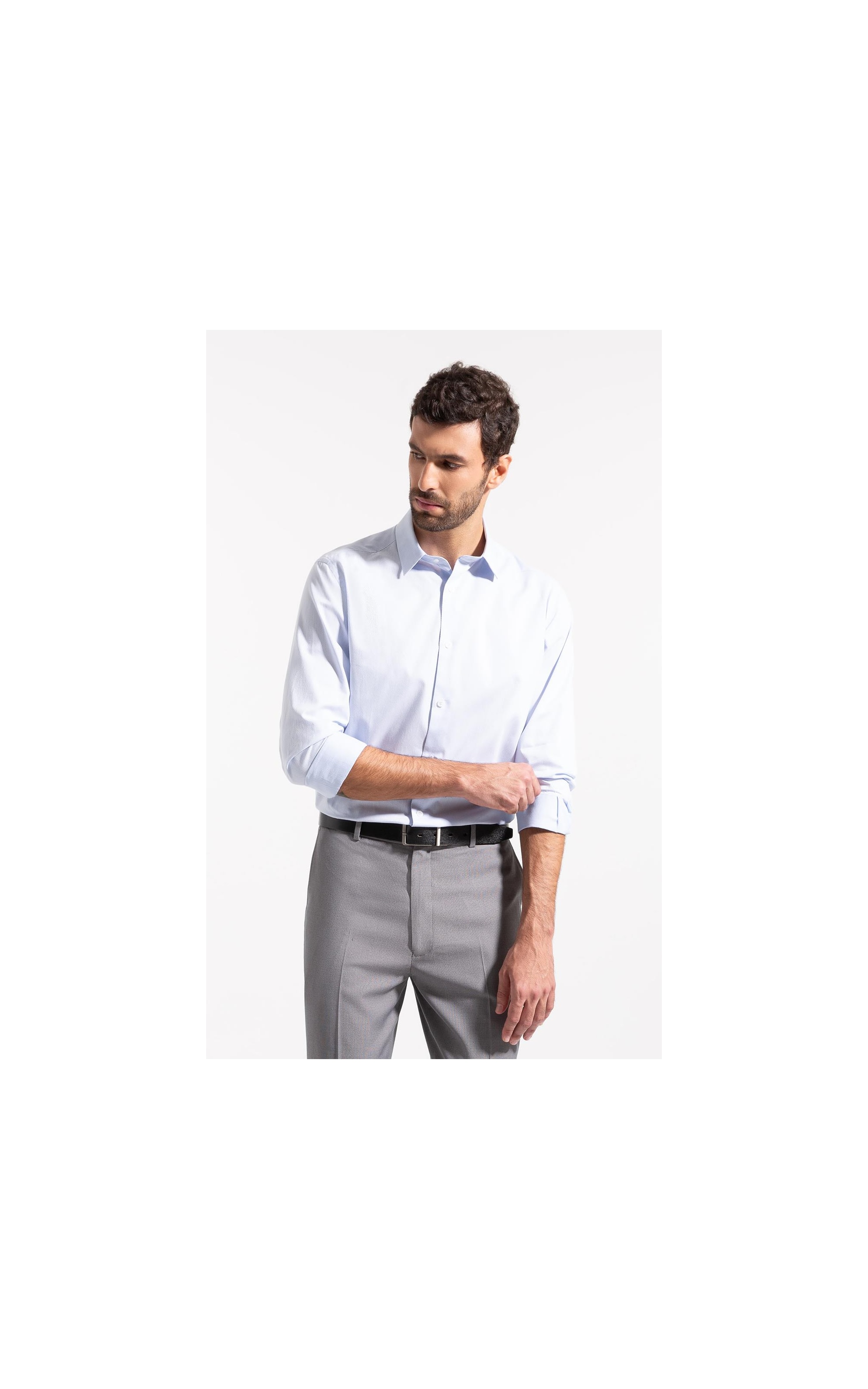Camisa Maquineta New Class Shangai Azul Claro
