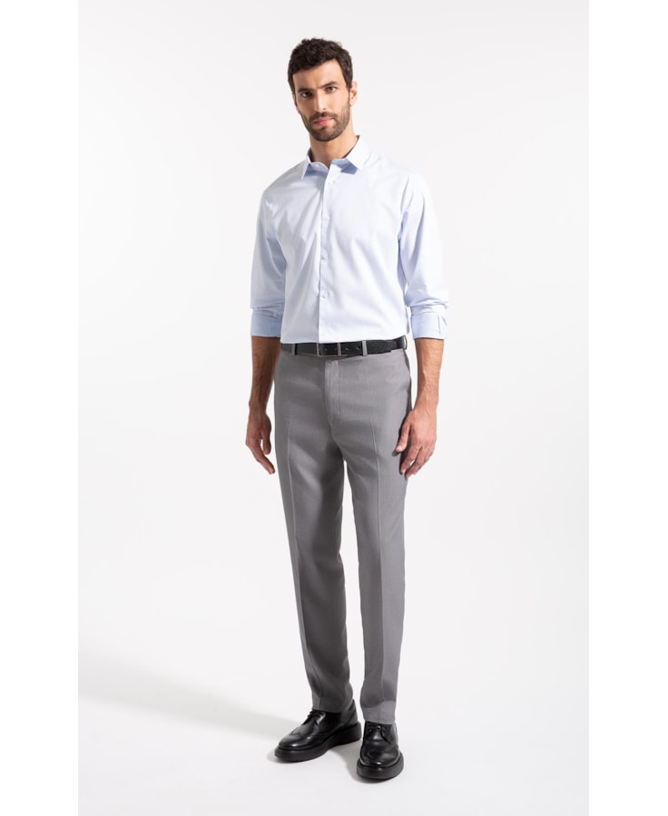 Camisa Maquineta New Class Shangai Azul Claro
