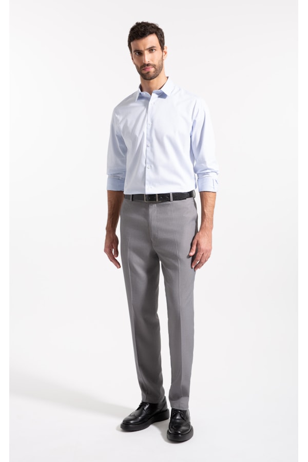 Camisa Maquineta New Class Shangai Azul Claro