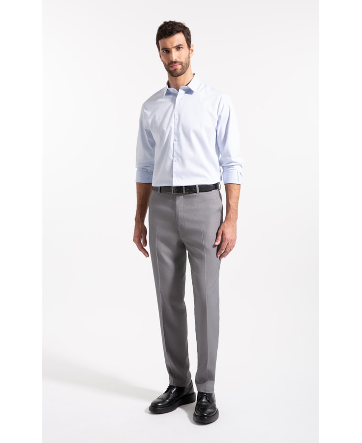 Camisa Maquineta New Class Shangai Azul Claro