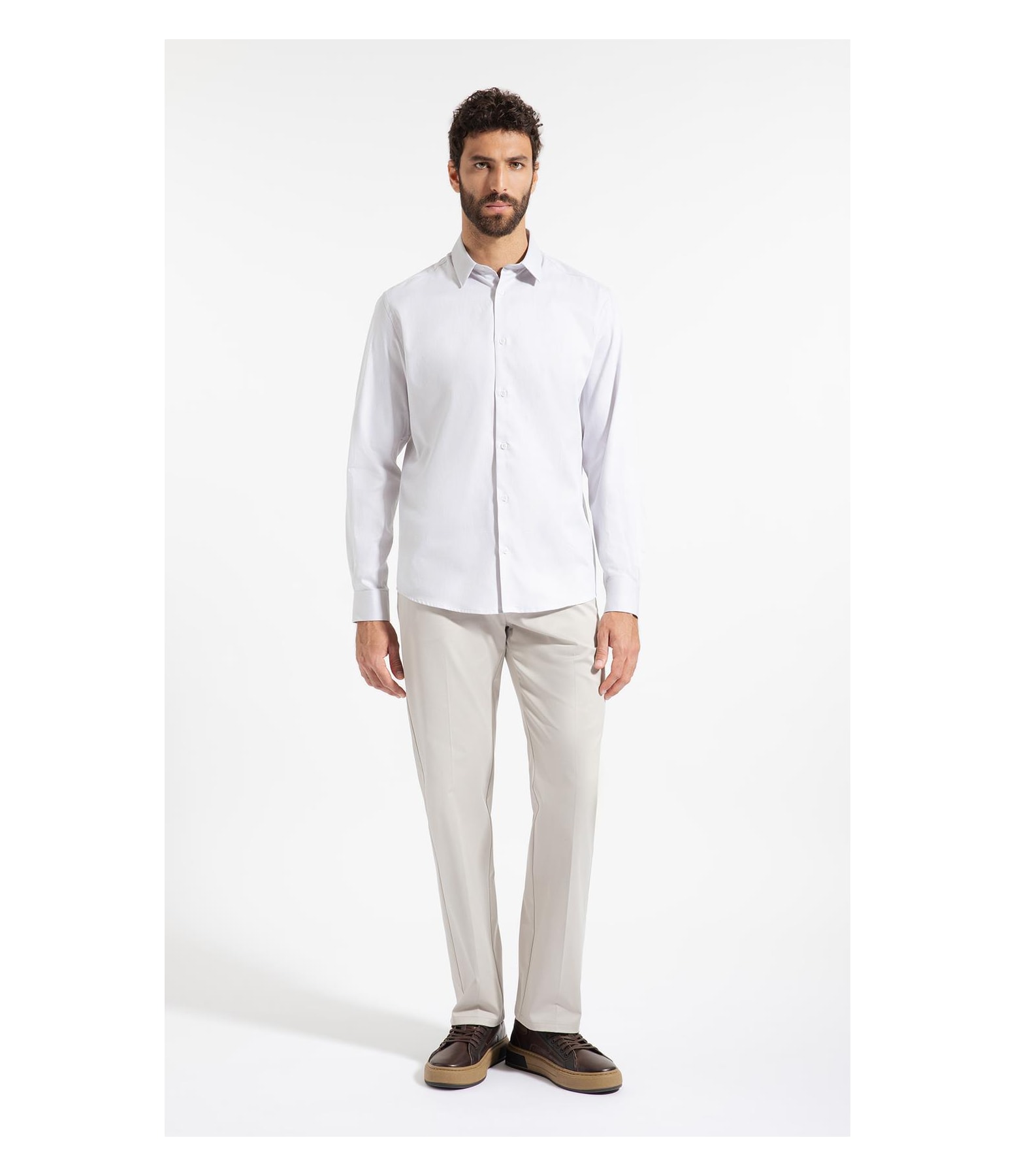 Camisa Maquineta Ondas n Class Pirlo Prata