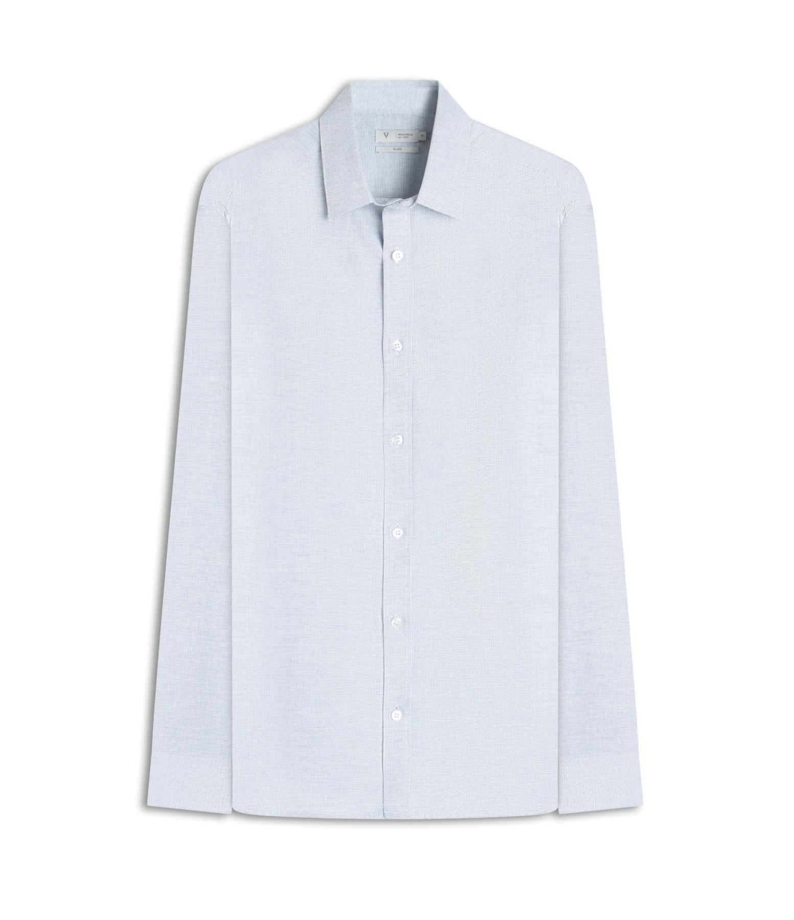 Camisa Maquinetada Carlos New Class Azul Jeans