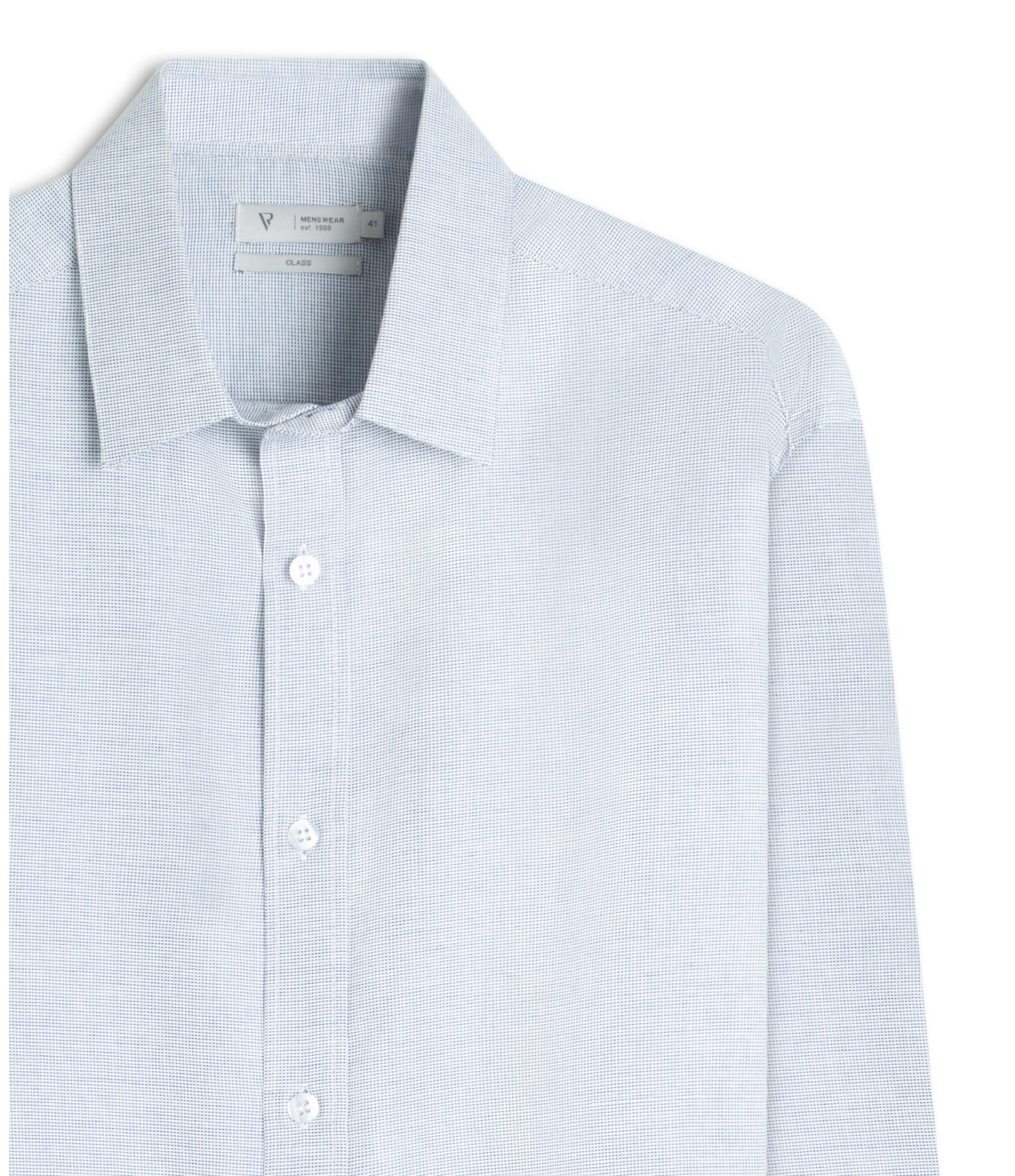 Camisa Maquinetada Carlos New Class Azul Jeans