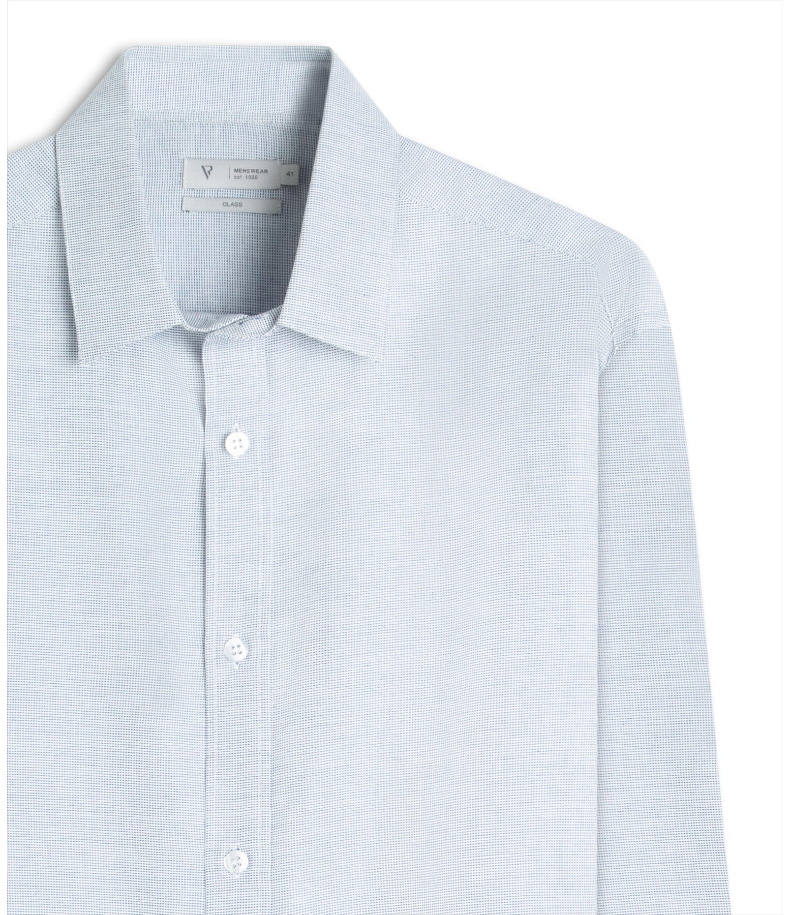 Camisa Maquinetada Carlos New Class Azul Jeans