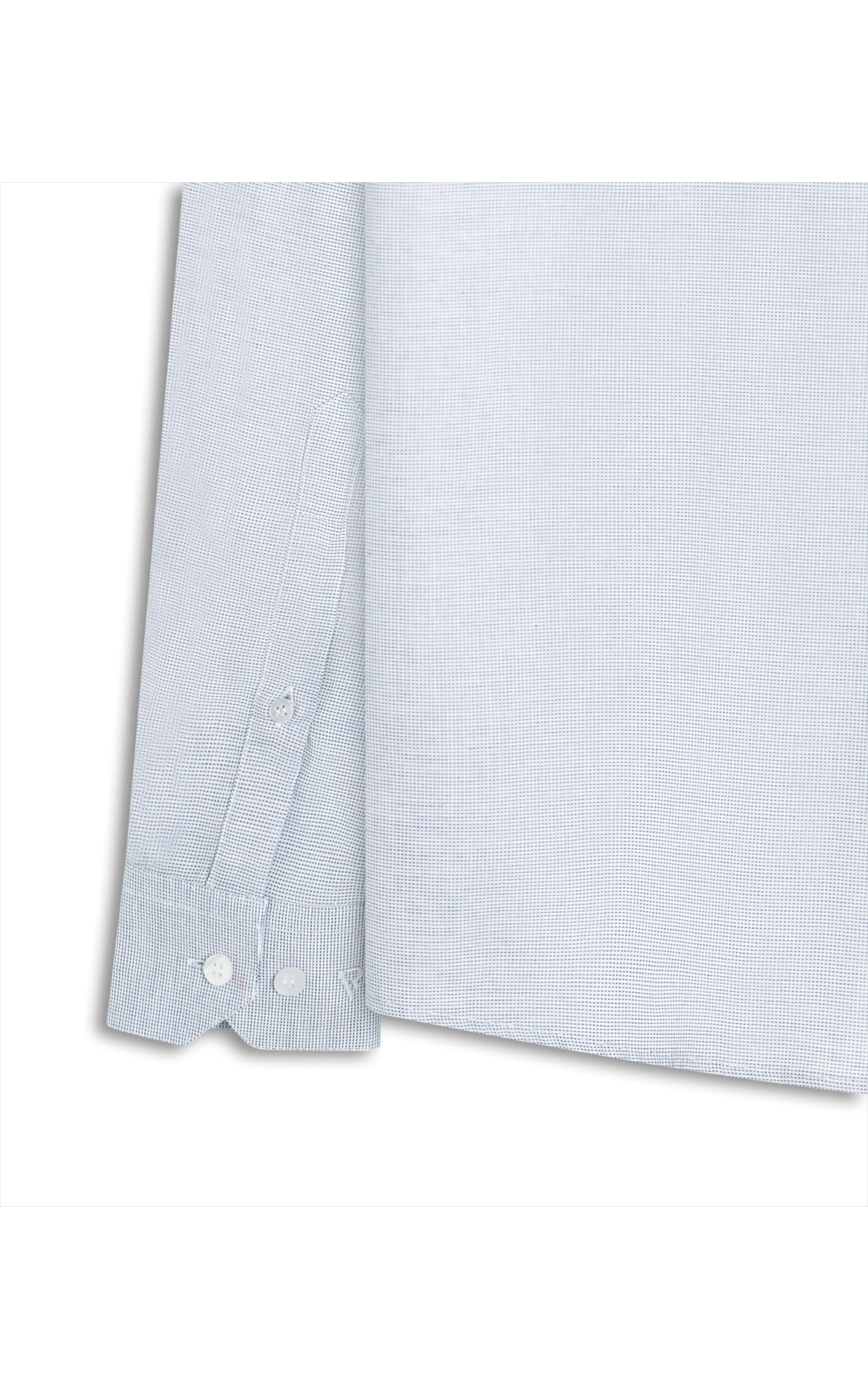 Camisa Maquinetada Carlos New Class Azul Jeans