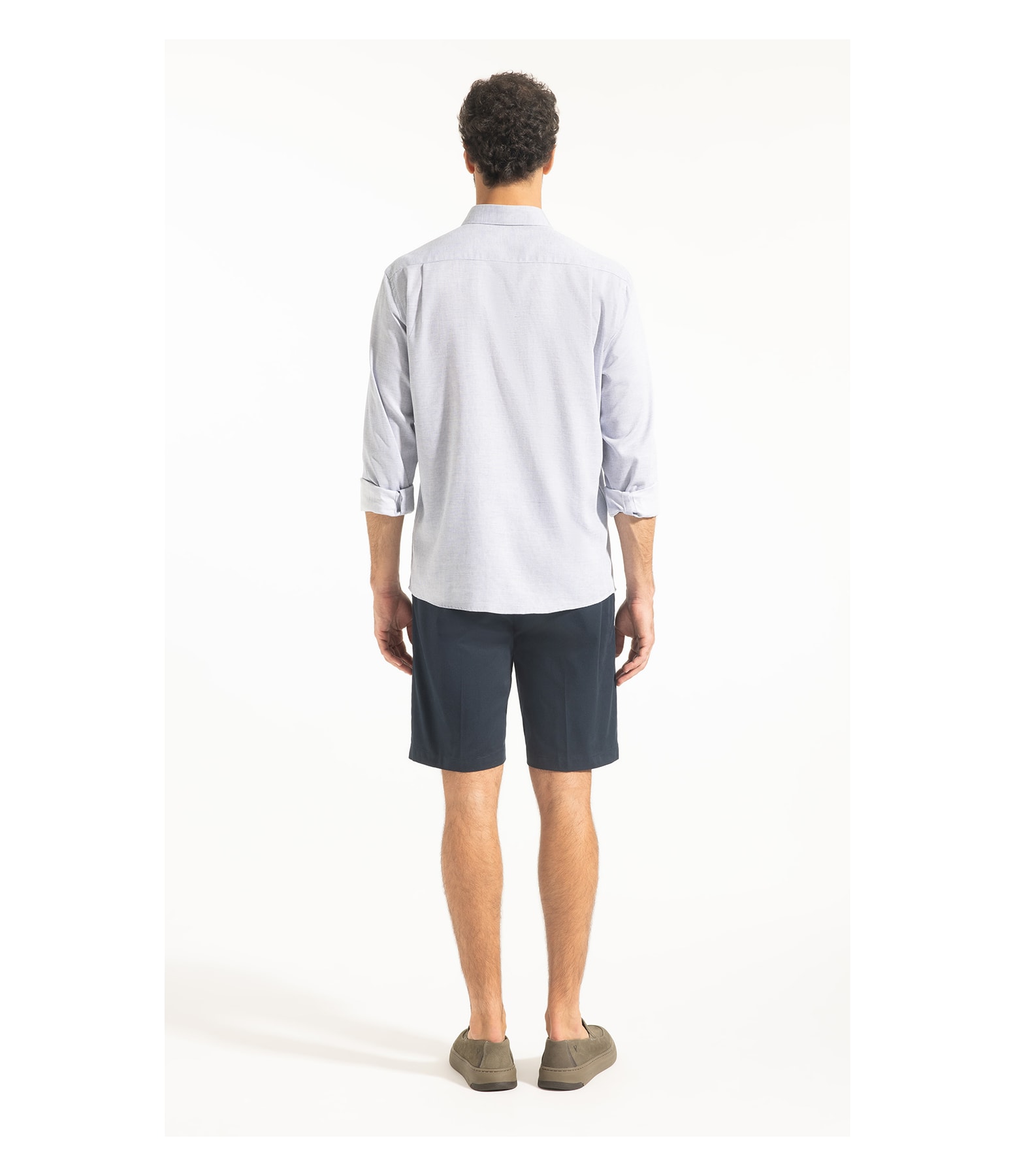 Camisa Maquinetada Carlos New Class Azul Jeans