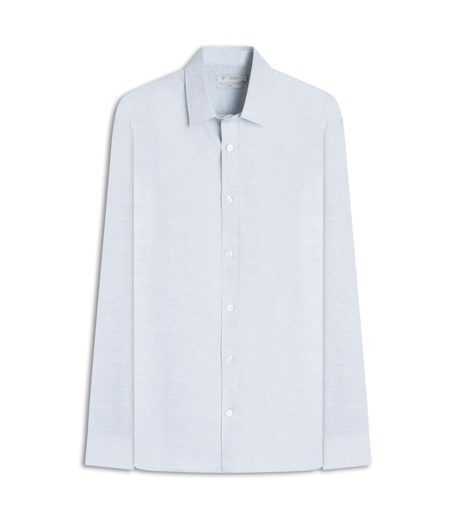 Camisa Maquinetada Carlos New Class Azul Jeans