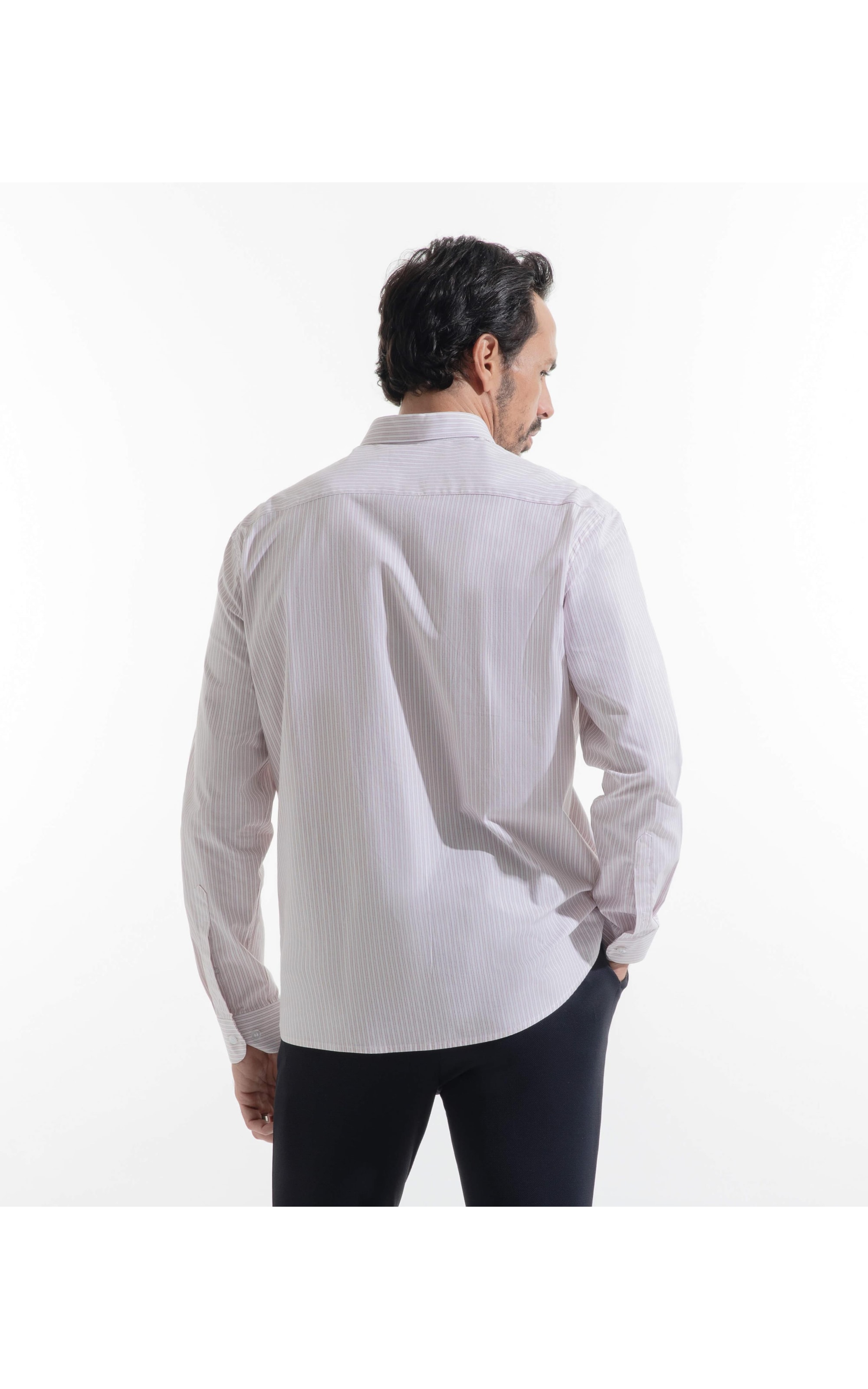 Camisa Medium Slim New Italia Rosa Velho