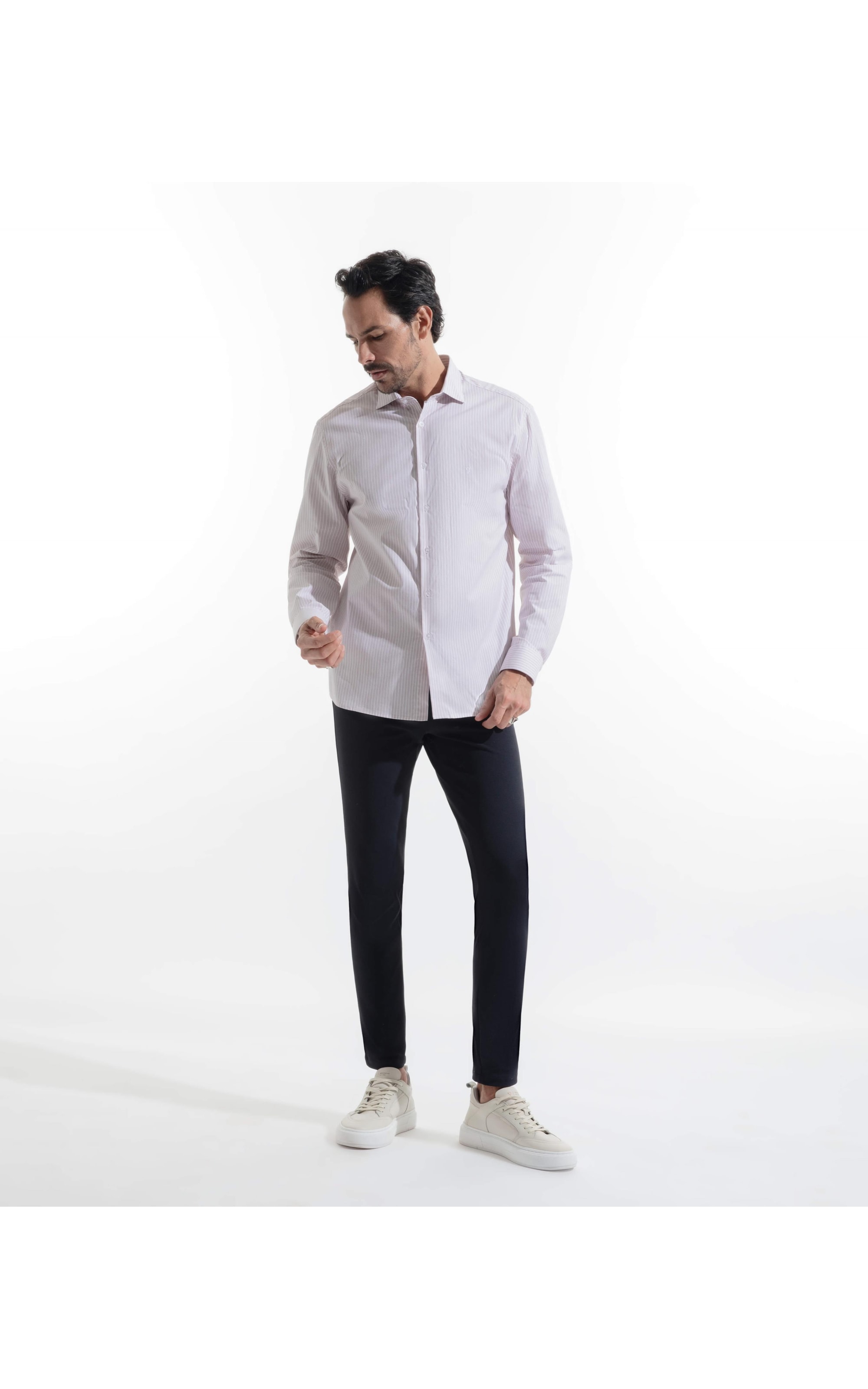 Camisa Medium Slim New Italia Rosa Velho