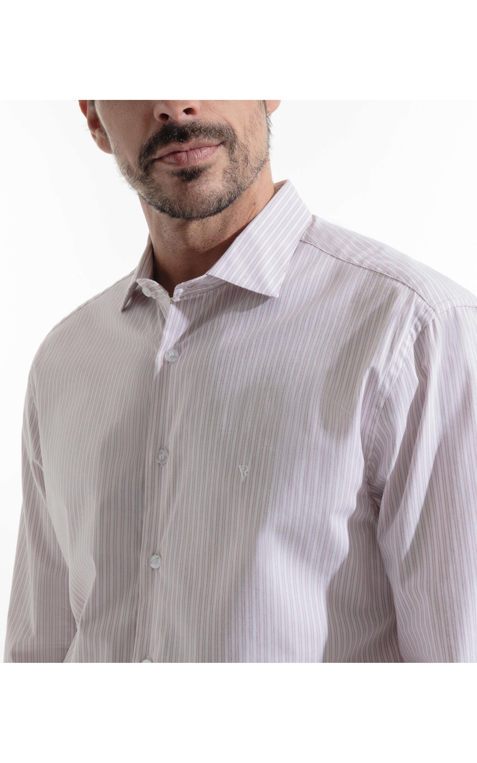 Camisa Medium Slim New Italia Rosa Velho