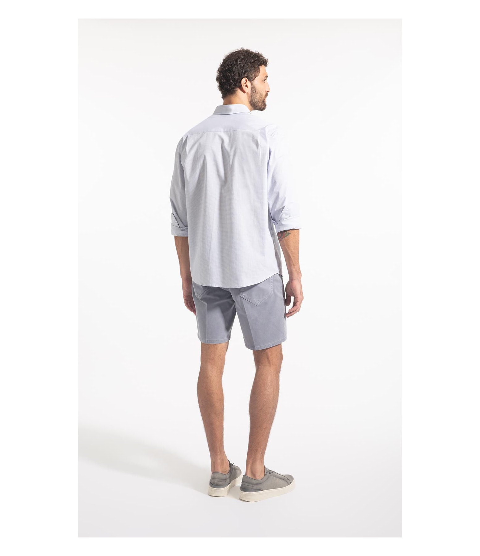 Camisa Micro Xad Cannes Slim New Ita Branco