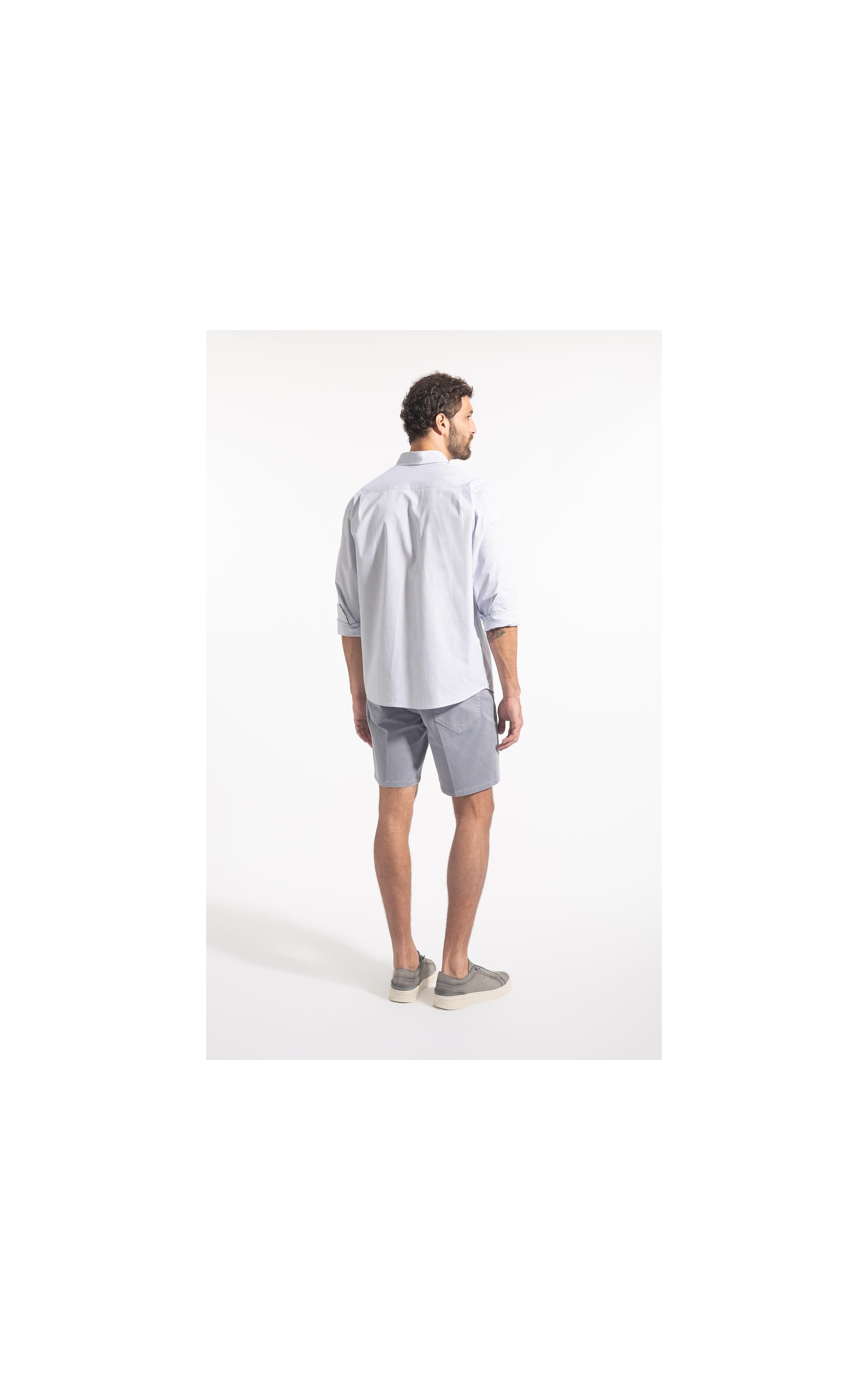 Camisa Micro Xad Cannes Slim New Ita Branco