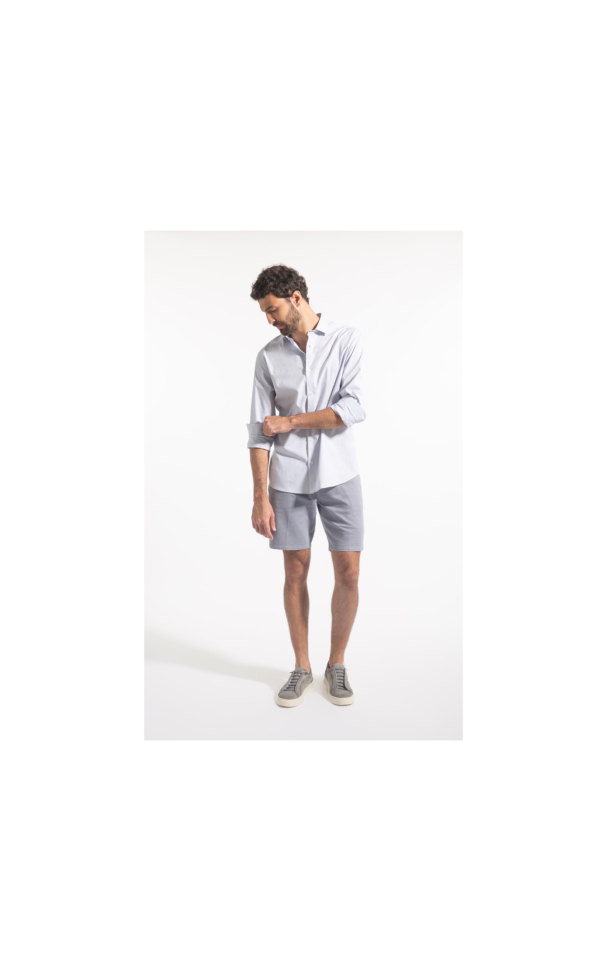 Camisa Micro Xad Cannes Slim New Ita Branco