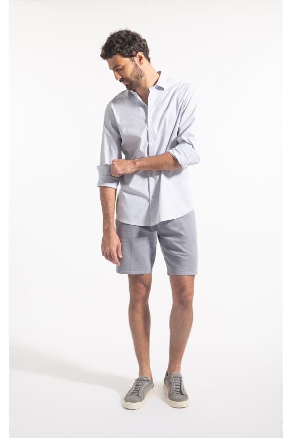 Camisa Micro Xad Cannes Slim New Ita Branco