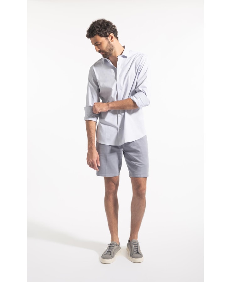 Camisa Micro Xad Cannes Slim New Ita Branco