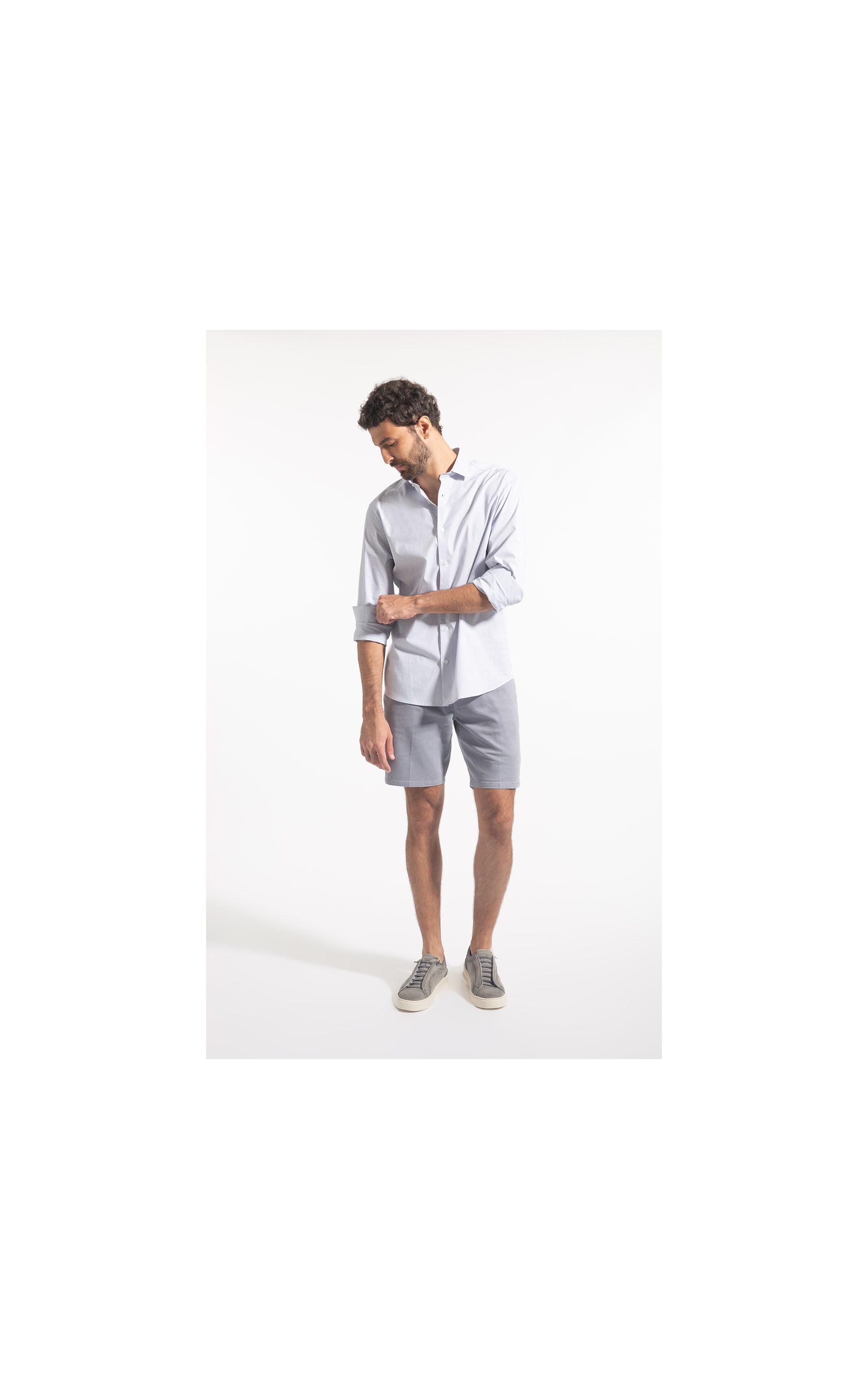 Camisa Micro Xad Cannes Slim New Ita Branco