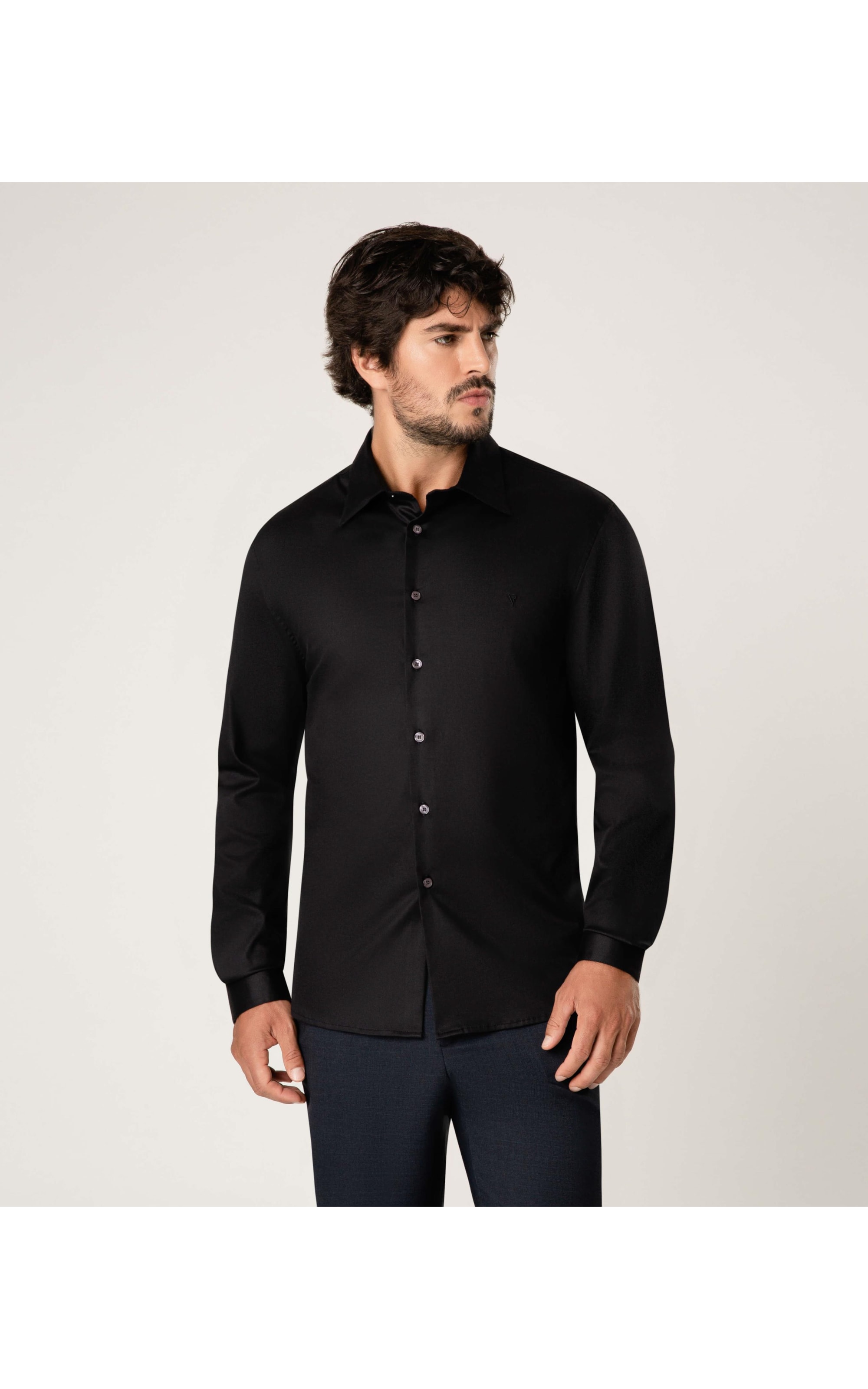Camisa Monza Slim Preto