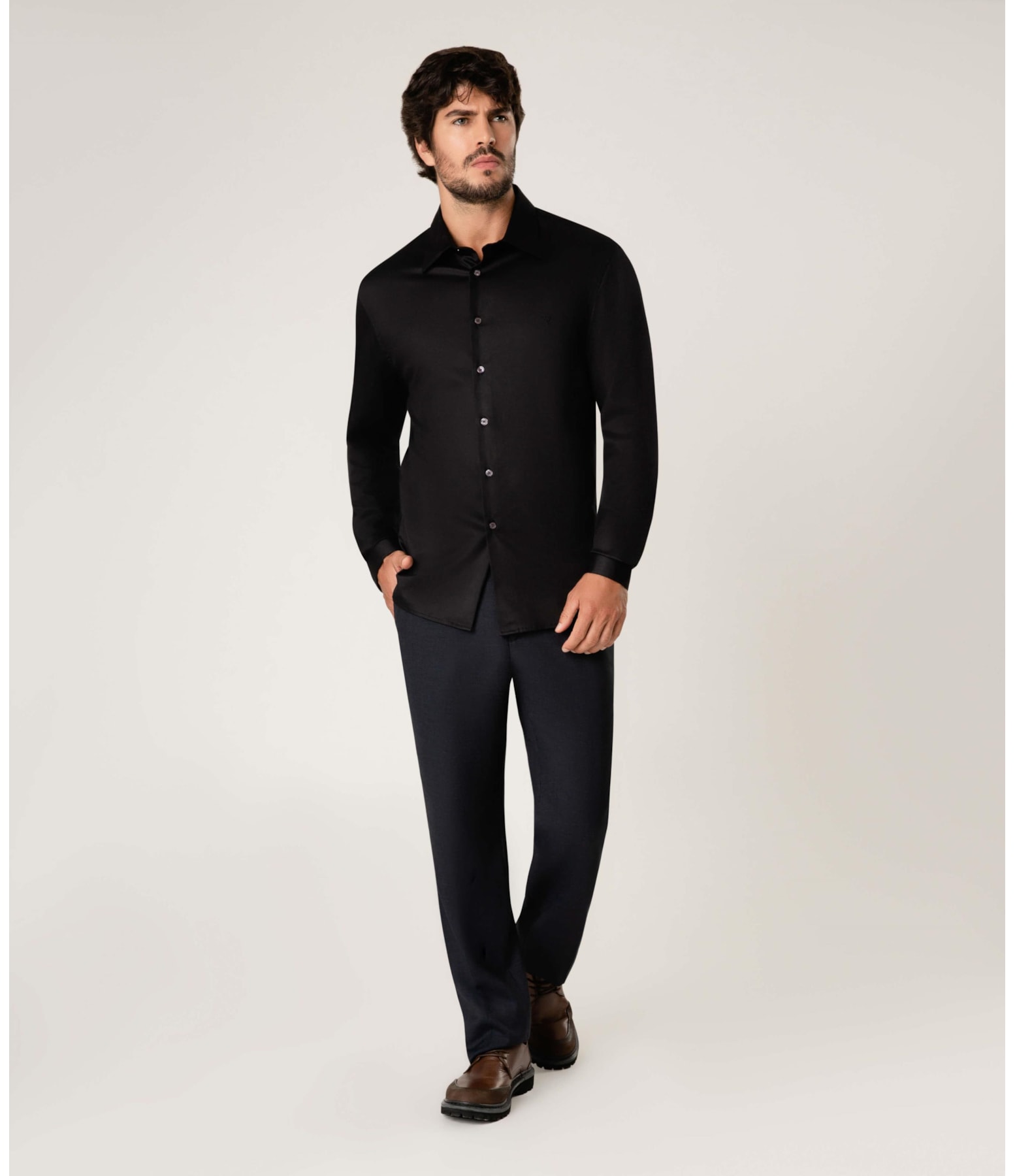 Camisa Monza Slim Preto