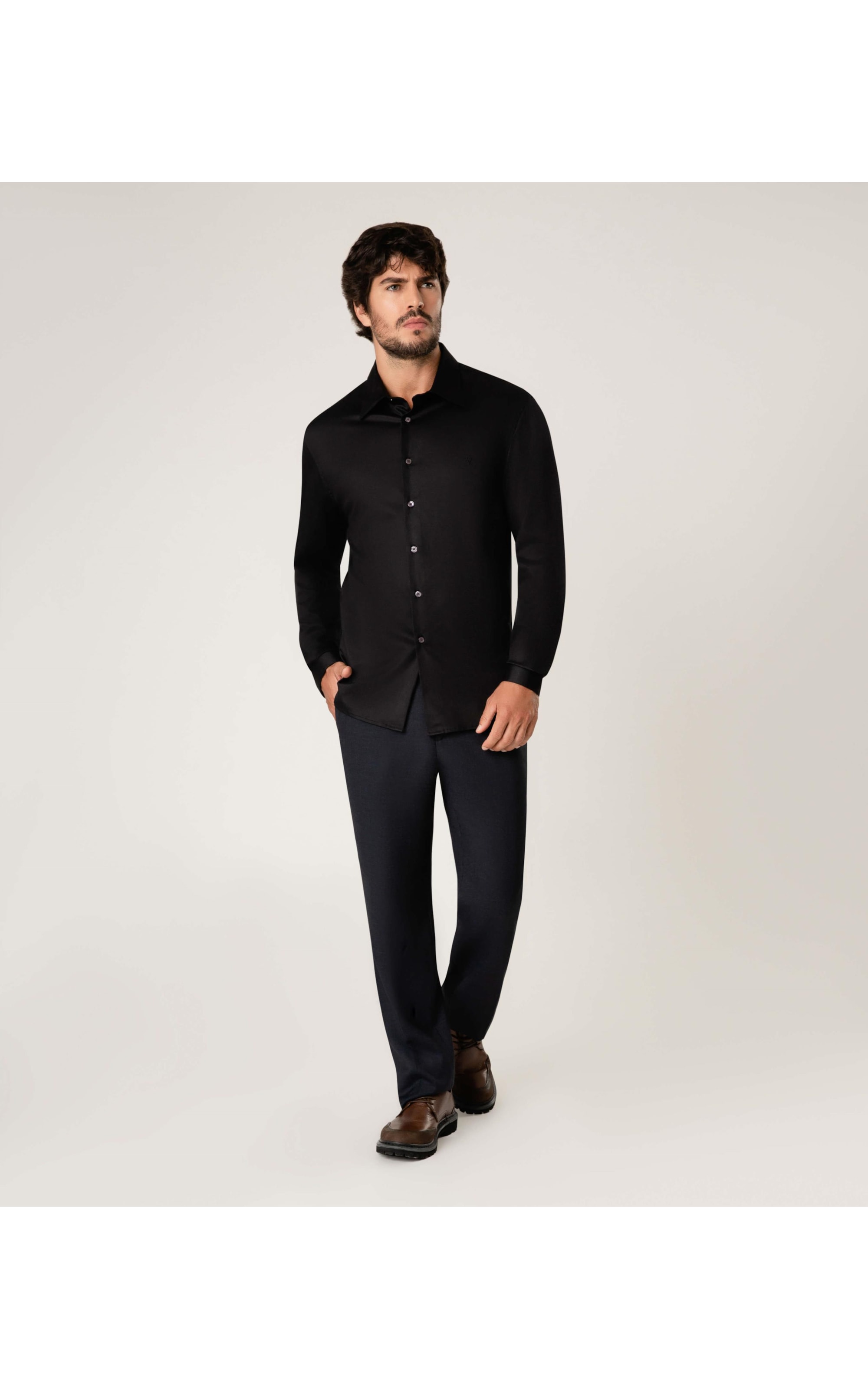 Camisa Monza Slim Preto