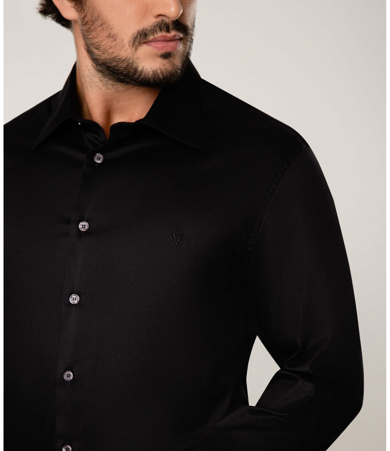 Camisa Monza Slim Preto