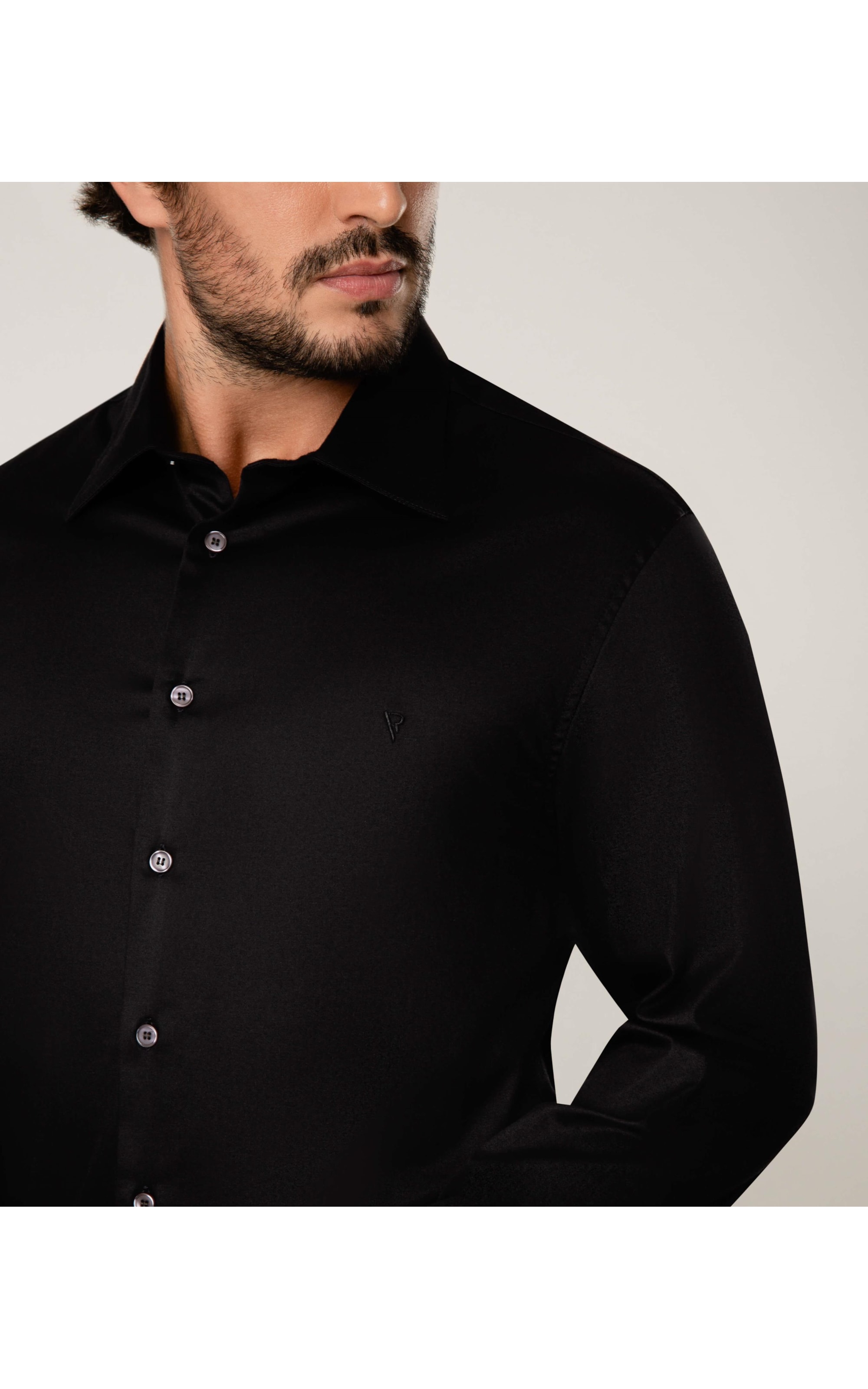 Camisa Monza Slim Preto