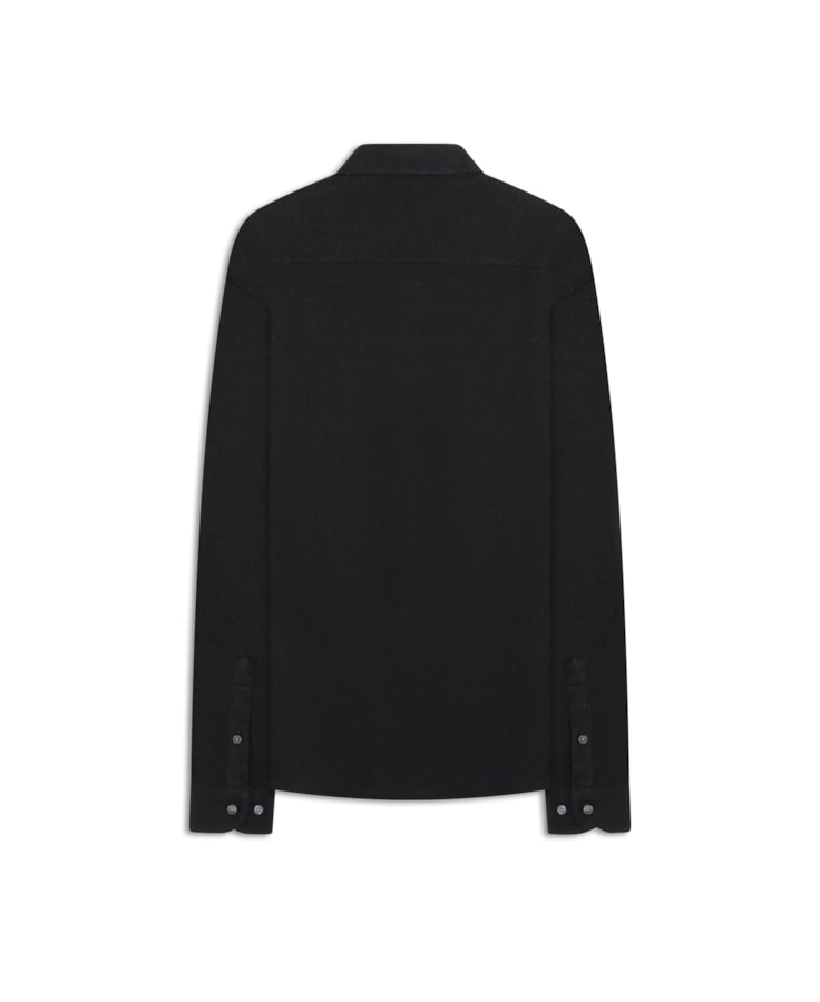 Camisa New Dotti Slim Shangai Preto