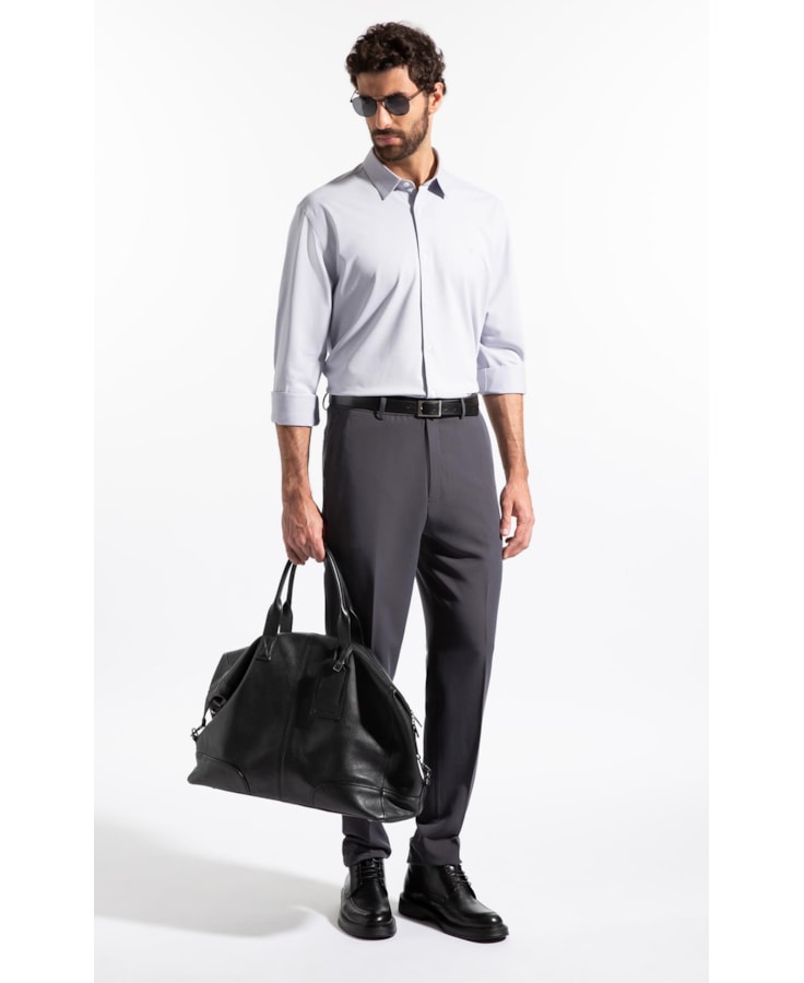 Camisa Oxford Flex Classic Fusioned Ml Niquel