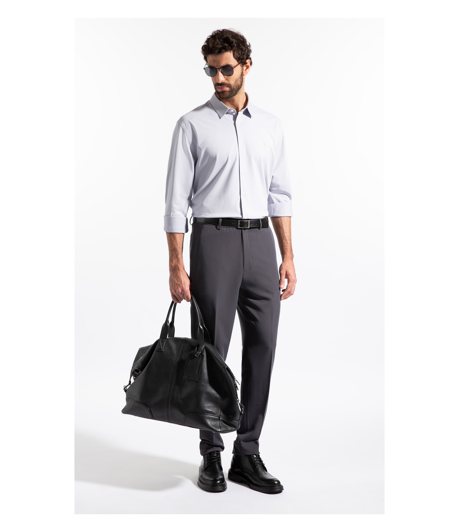 Camisa Oxford Flex Classic Fusioned Ml Niquel