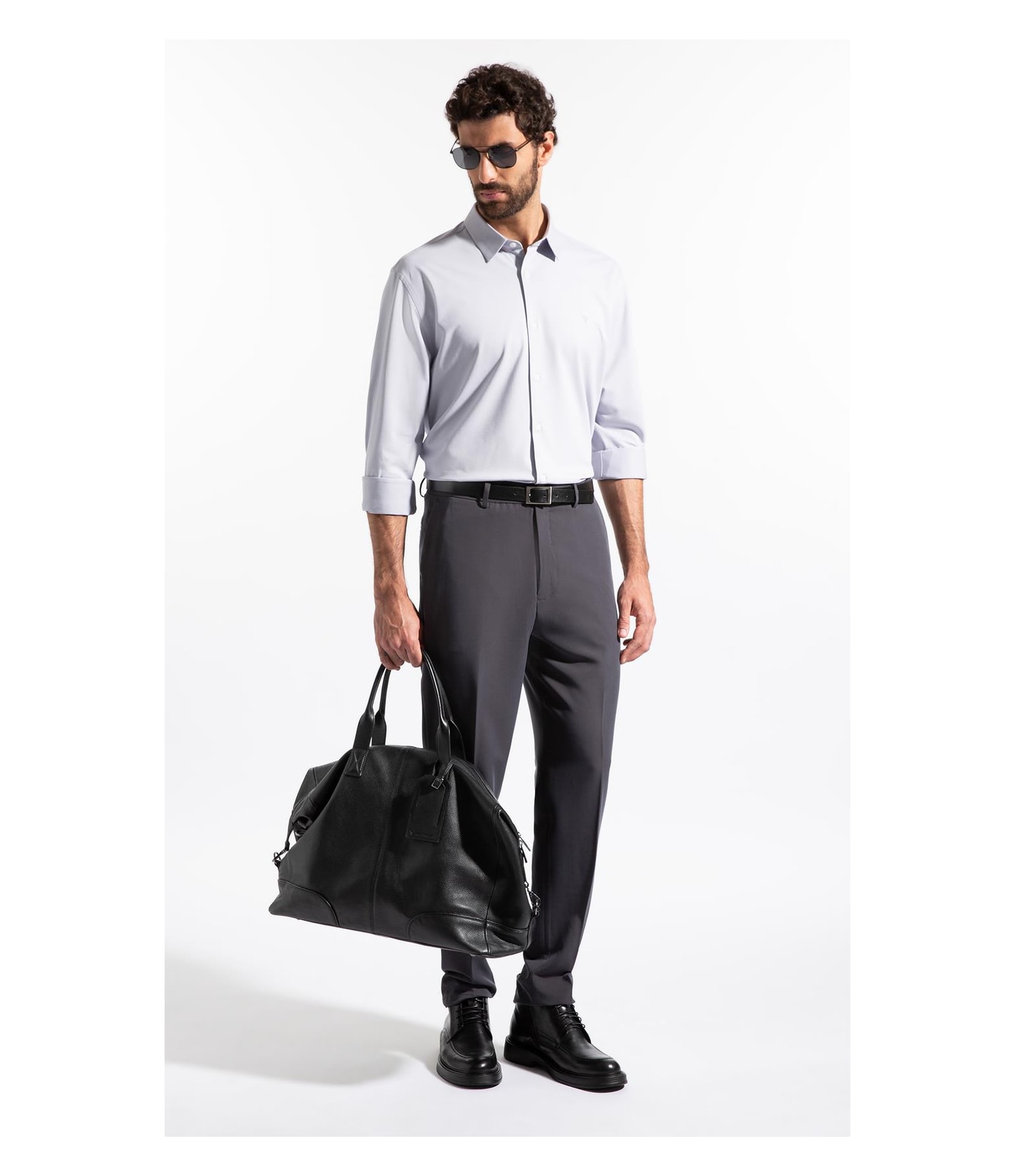 Camisa Oxford Flex Classic Fusioned Ml Niquel