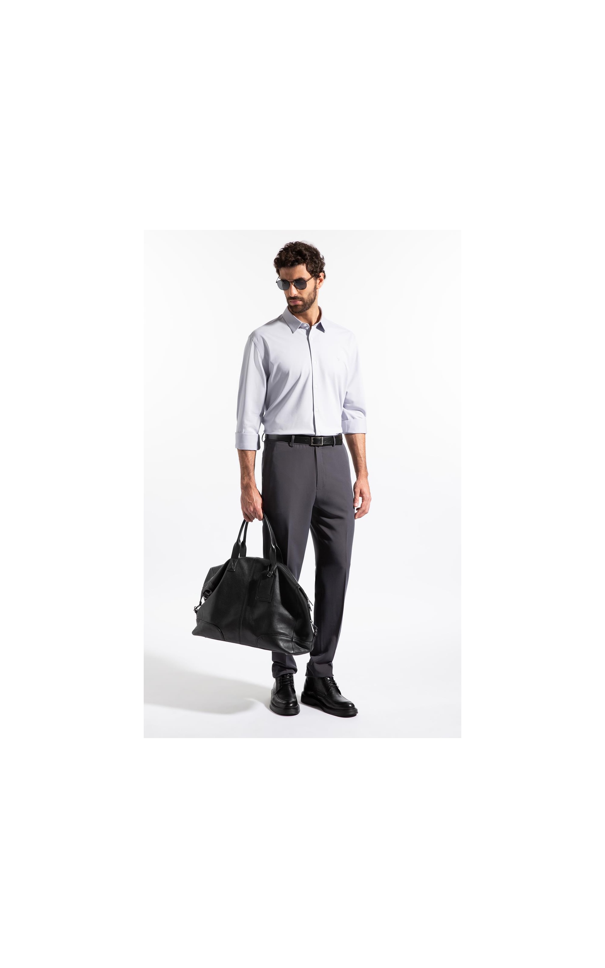 Camisa Oxford Flex Classic Fusioned Ml Niquel