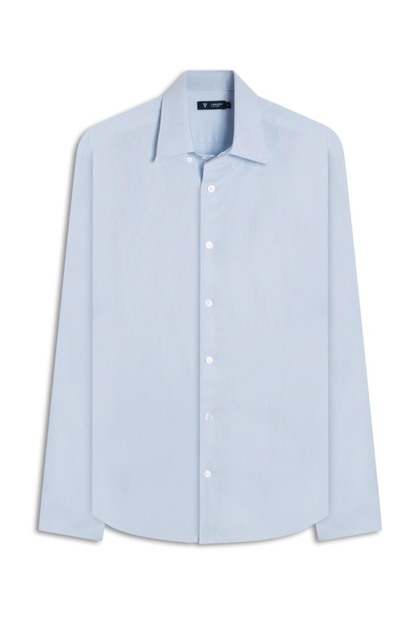 Camisa Oxfordine Classic Azul Claro