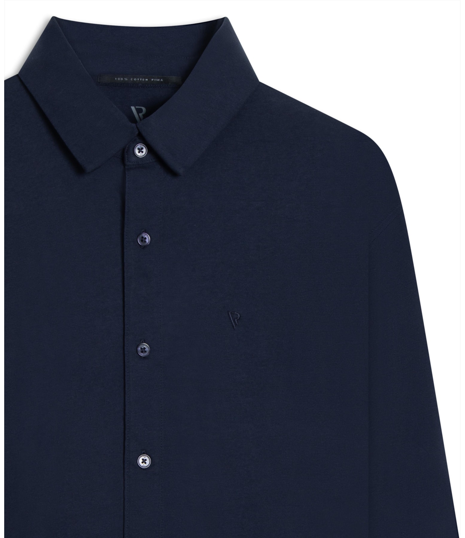 Camisa Pima Midnight Blue