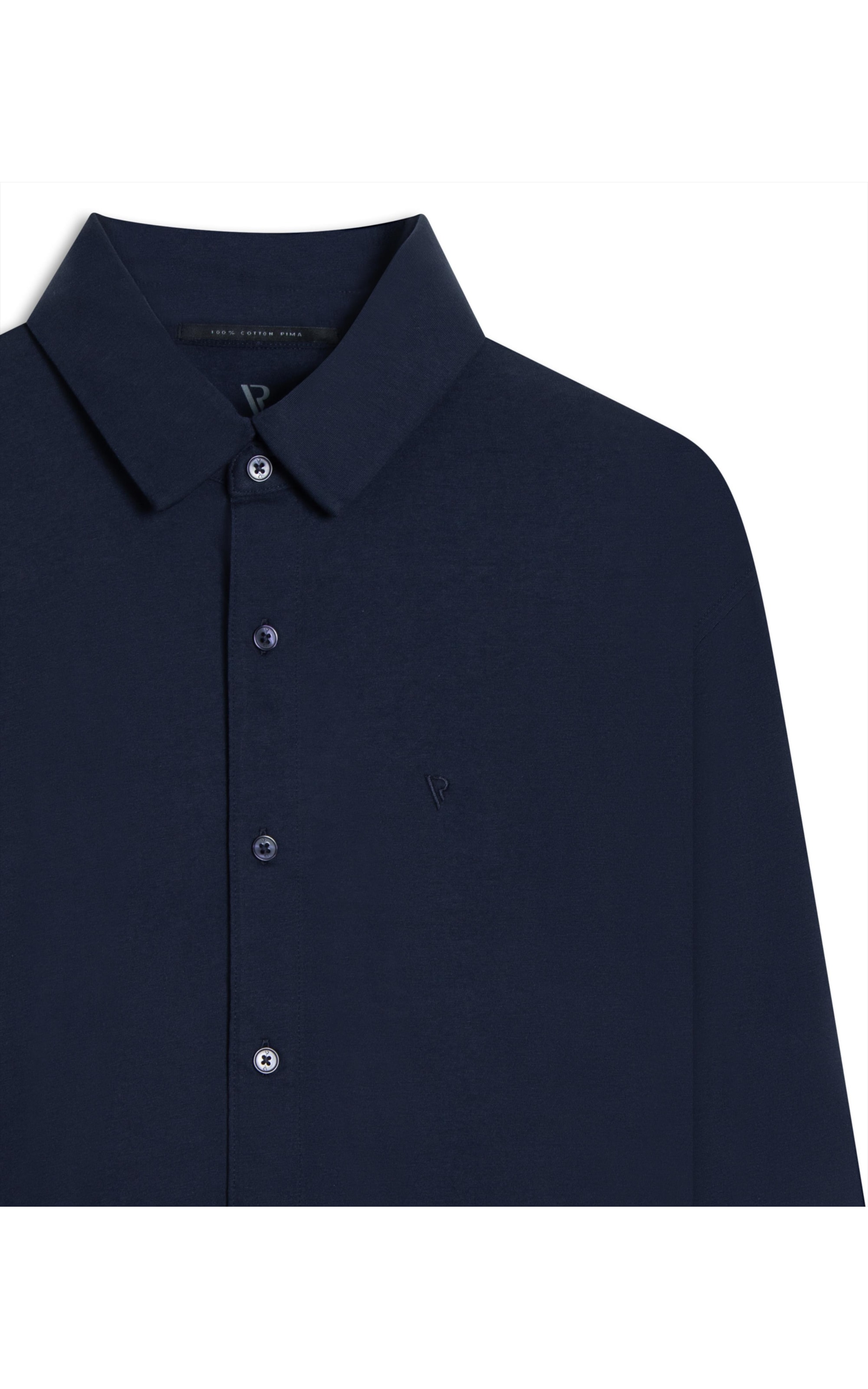Camisa Pima Midnight Blue