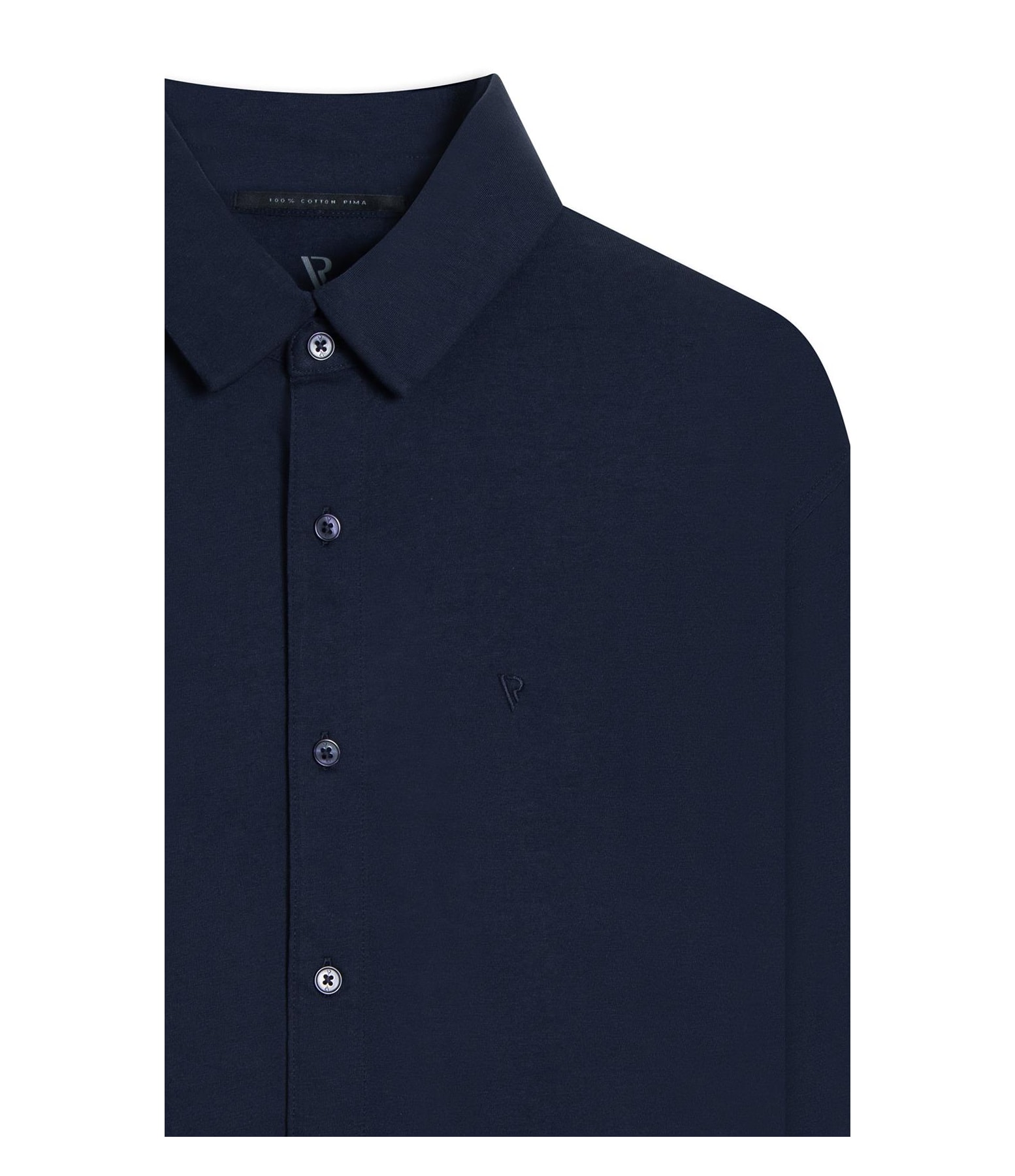 Camisa Pima Midnight Blue