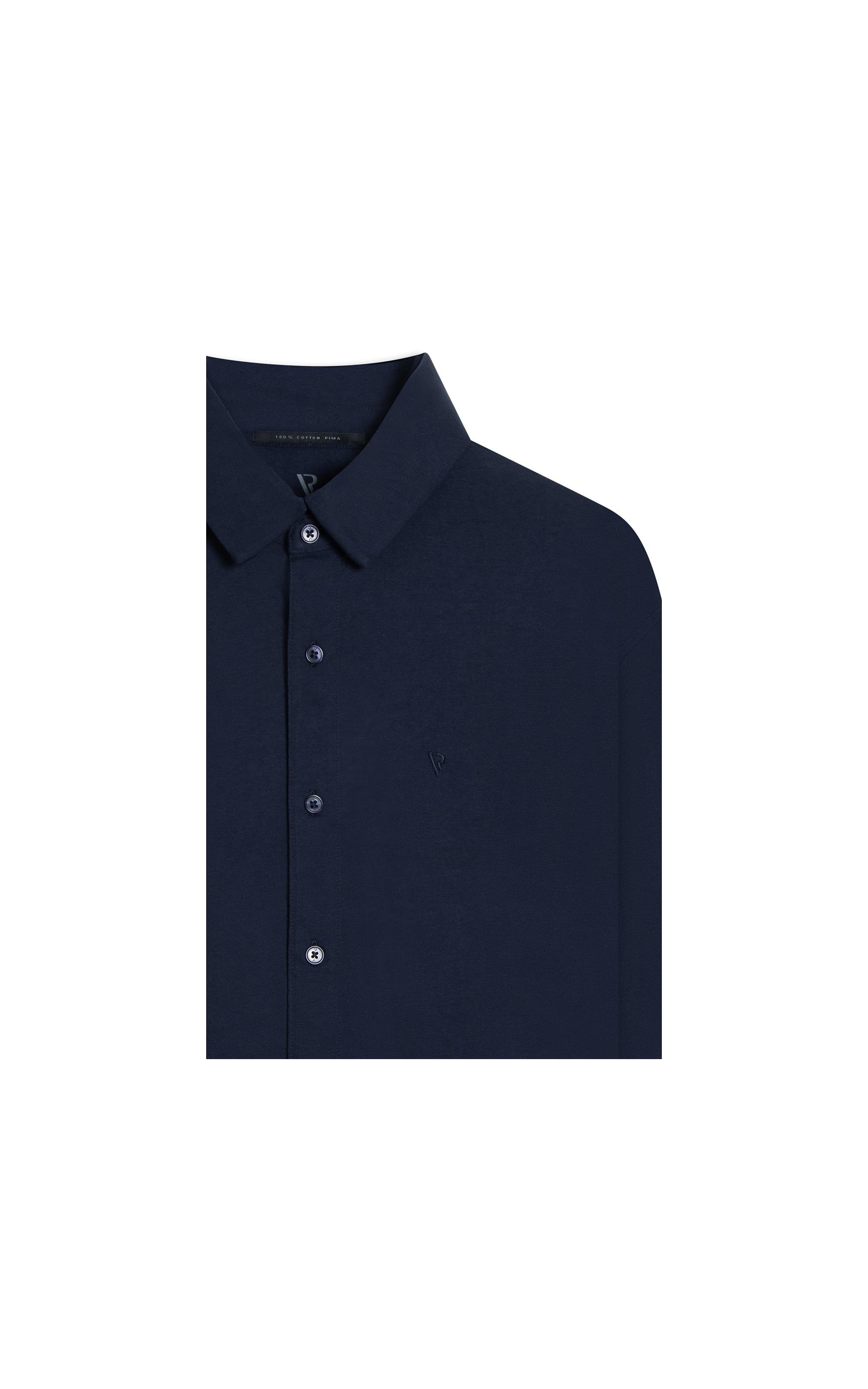 Camisa Pima Midnight Blue