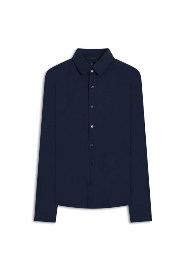 Camisa Pima Midnight Blue