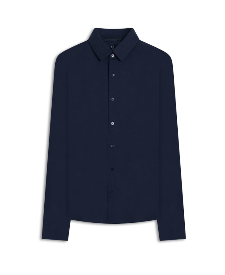 Camisa Pima Midnight Blue